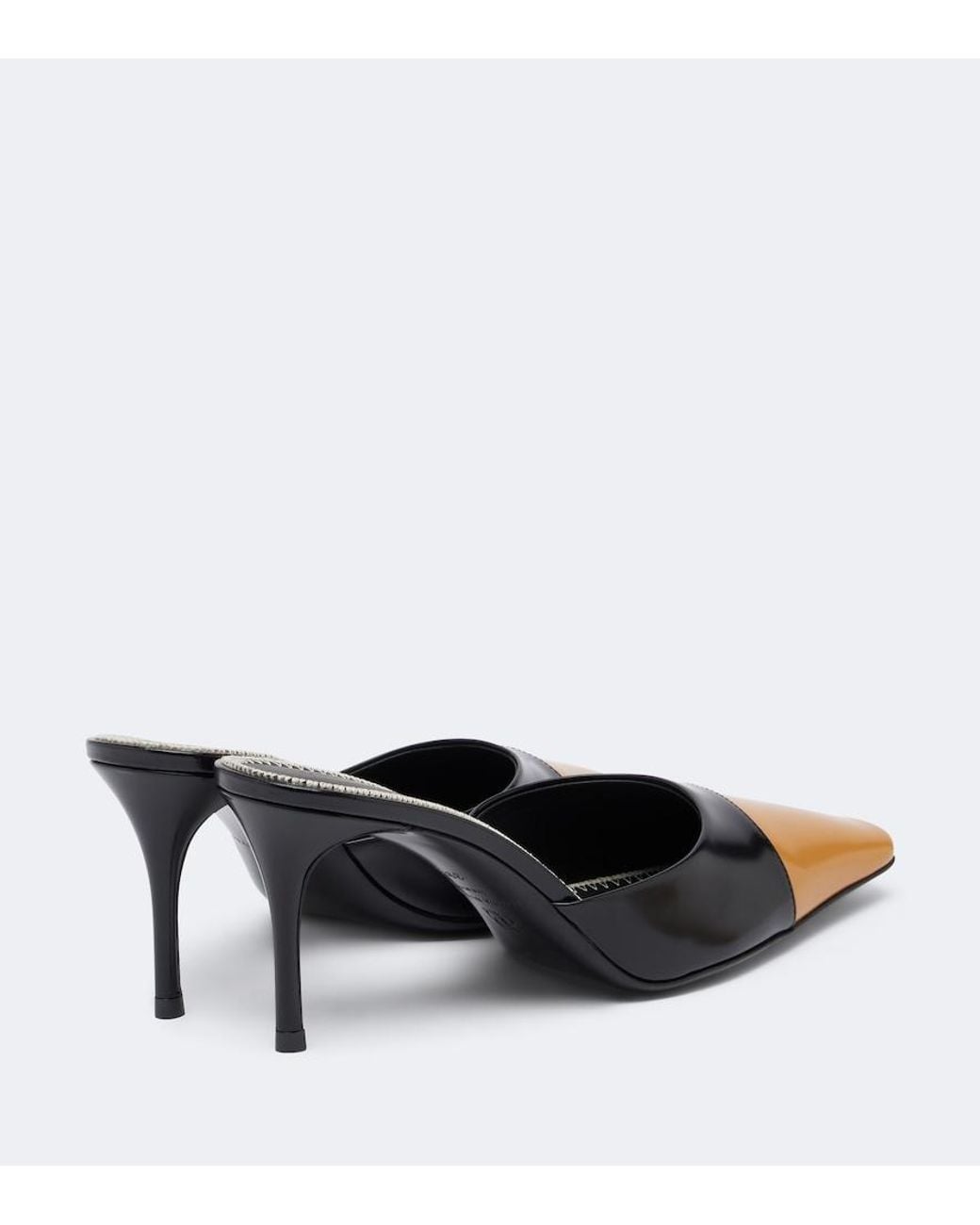 Magda Butrym Black Leather Mules