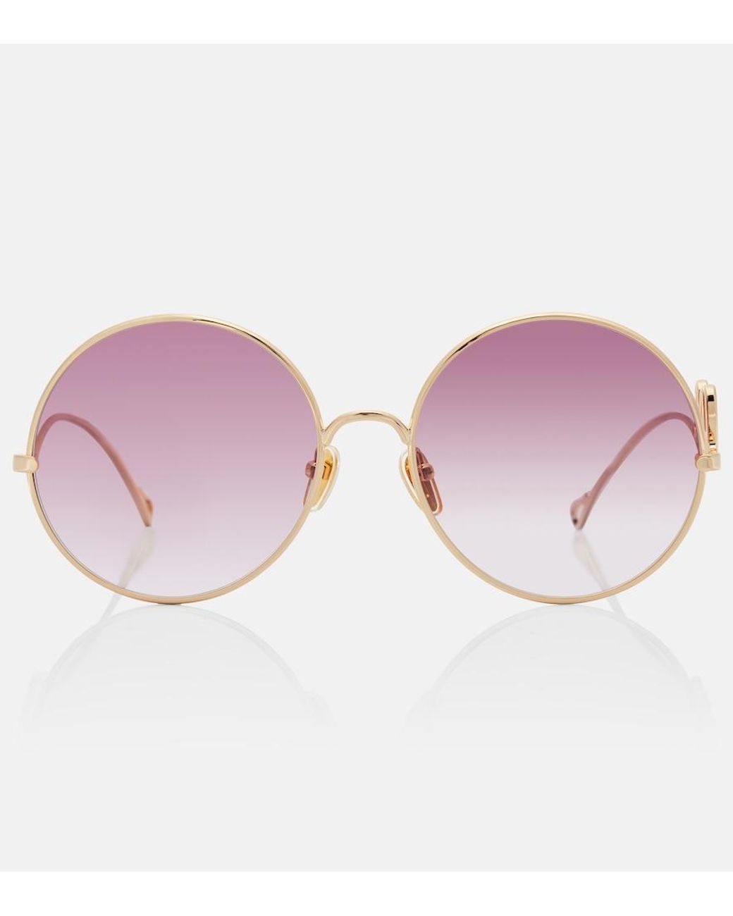 Chloé Pink Iconic Round Sunglasses