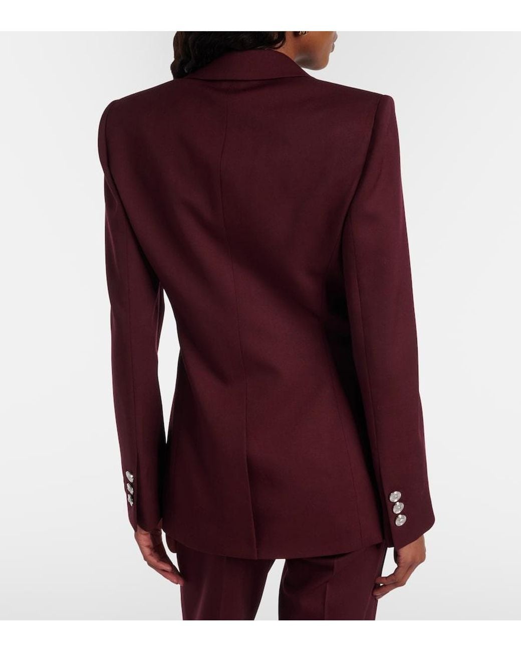 Versace Purple Wool Blazer