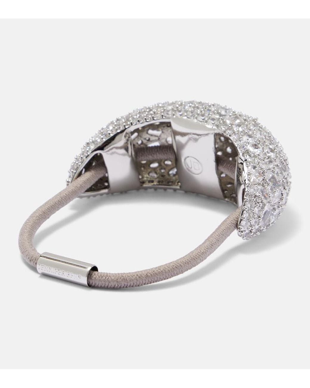 Jennifer Behr Metallic Czarina Embellished Hair Tie