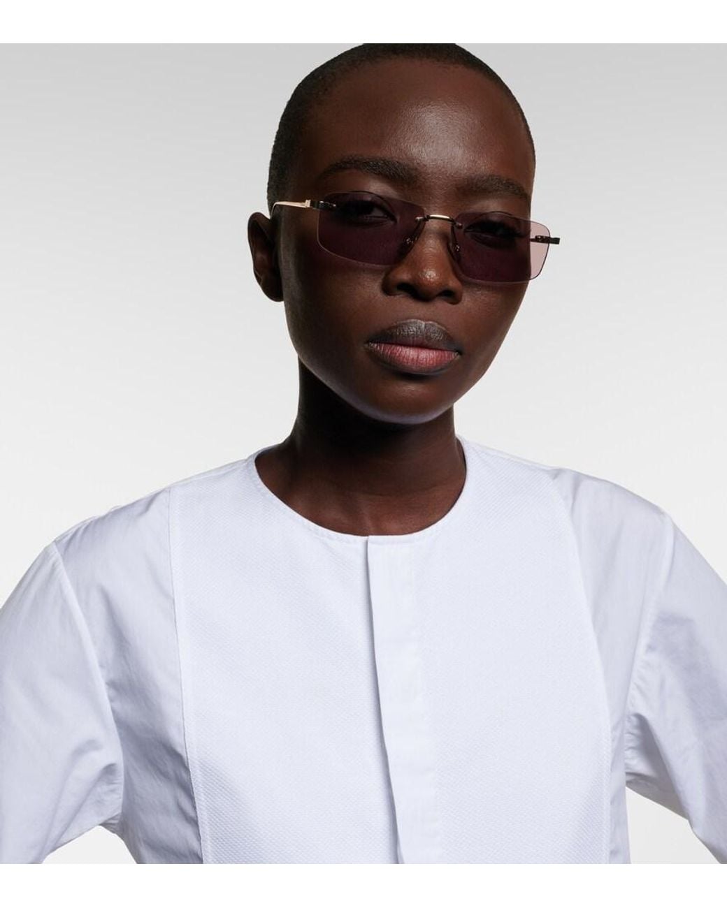 Dior Pink Cdior S4U Rectangular Sunglasses