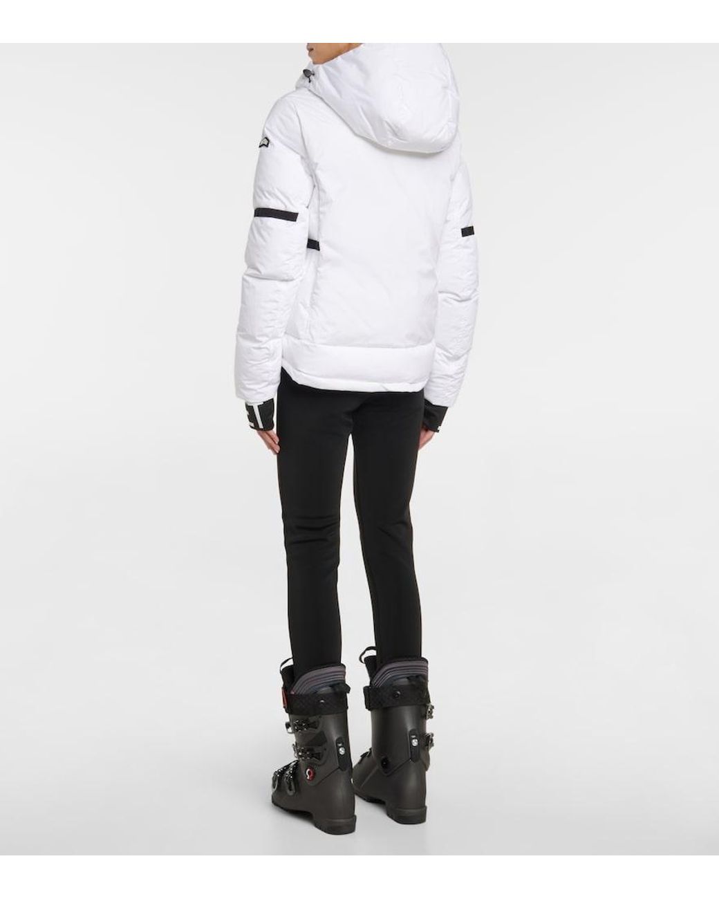 Jet Set White Julia Padded Ski Jacket