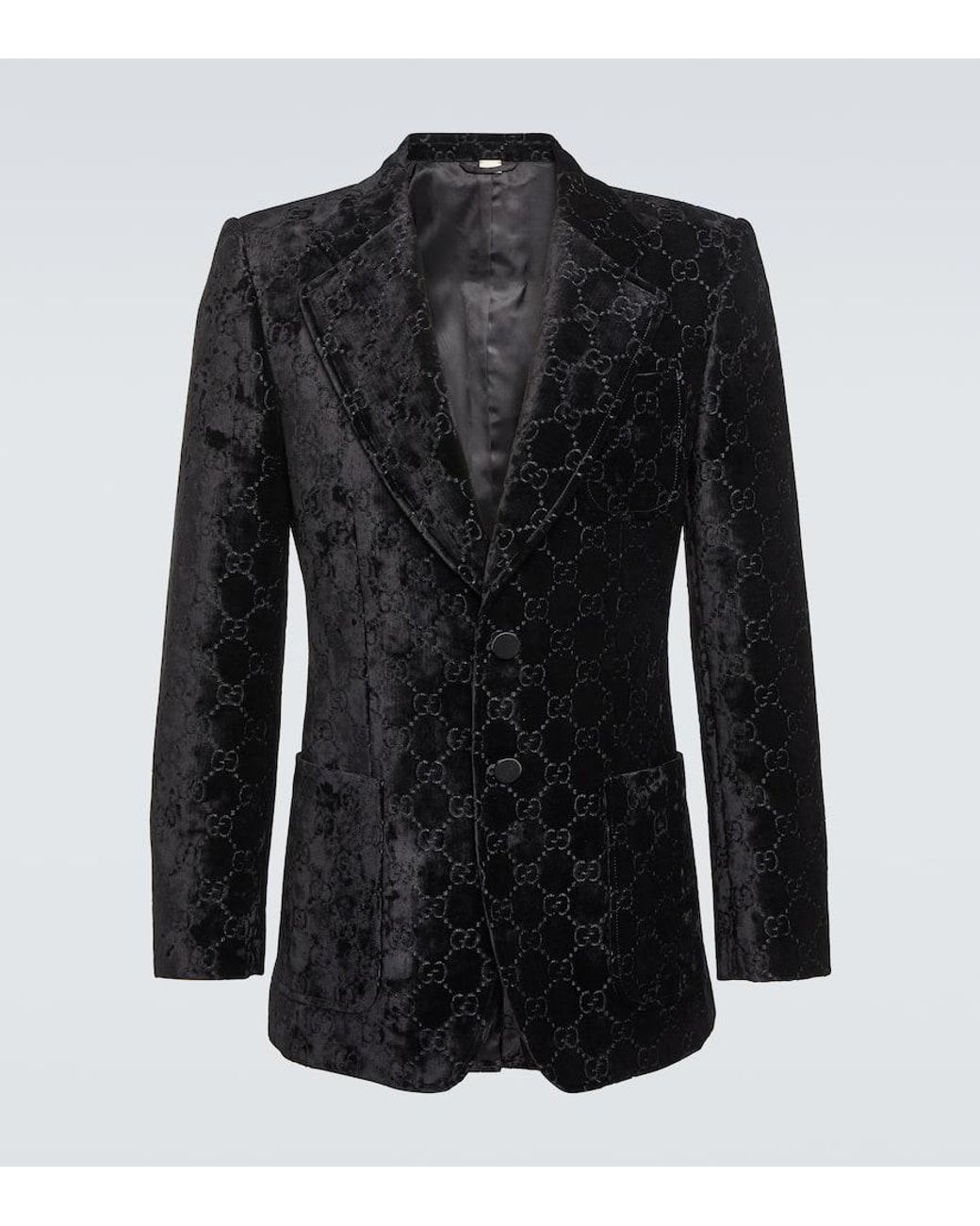 gucci-black-Blazer-de-