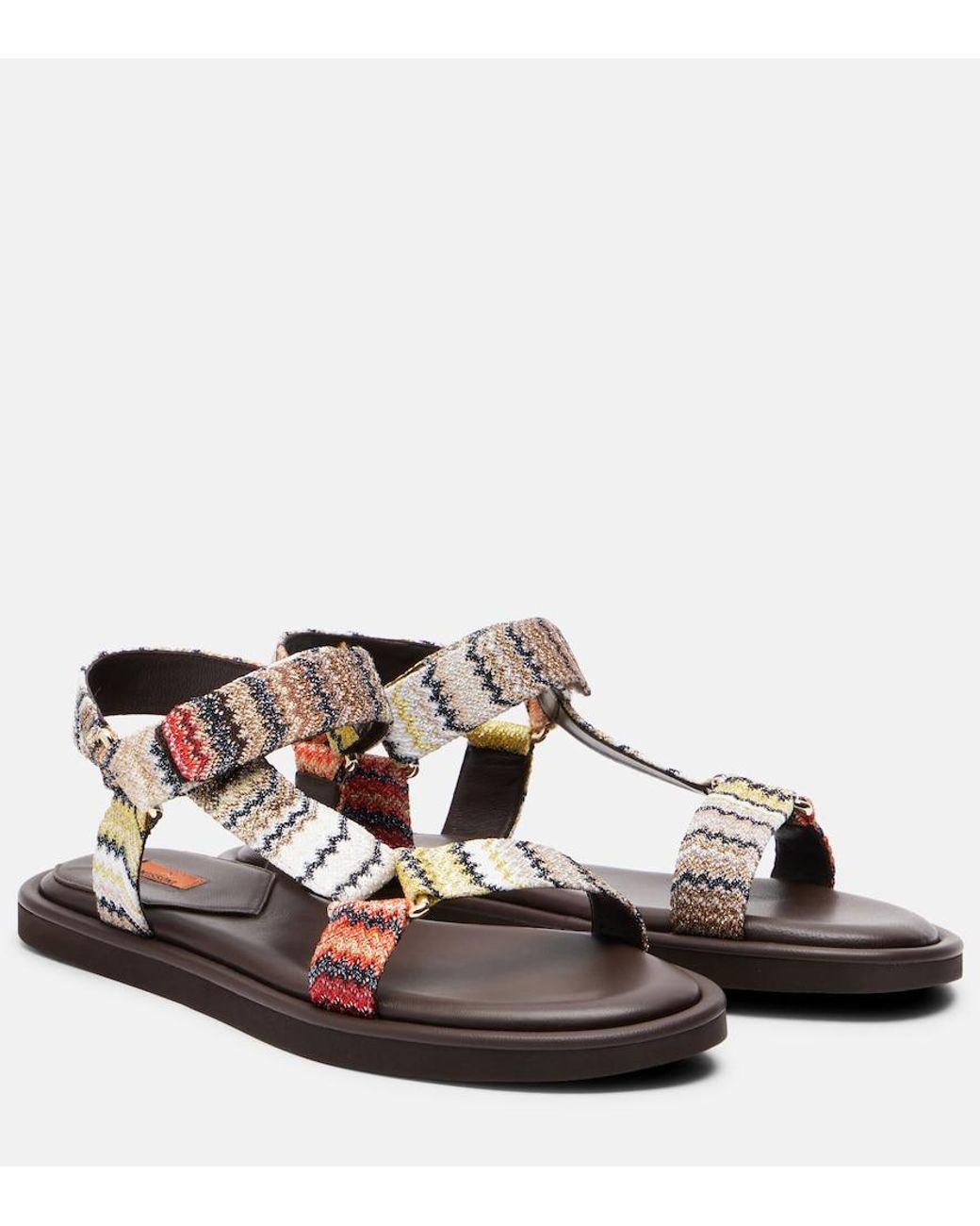 Missoni Multicolor Minnie Zigzag Sandals
