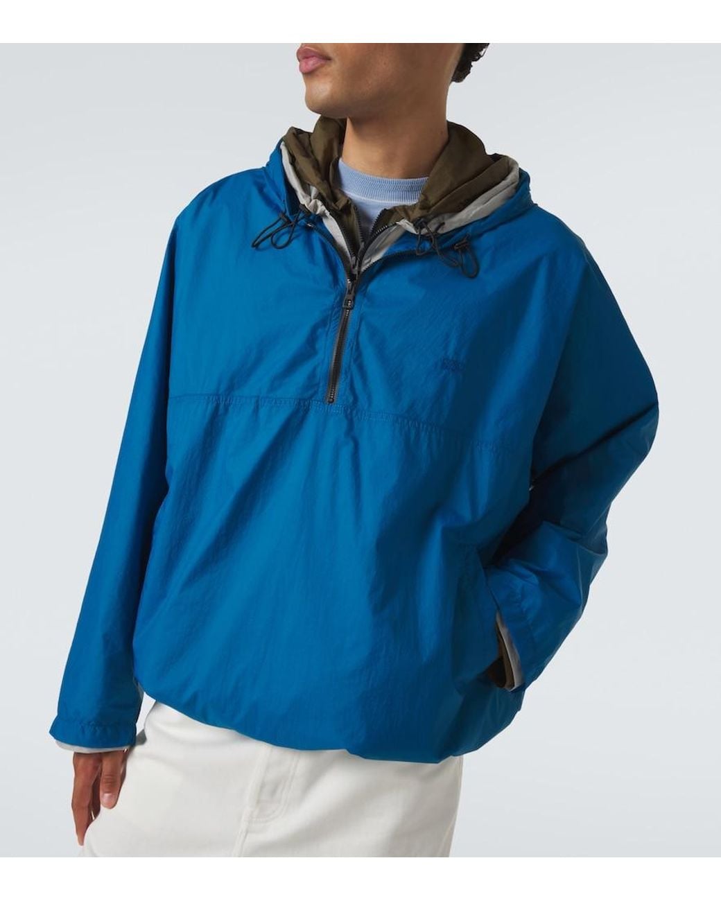 Loewe Blue Double L Layered Technical Jacket for men