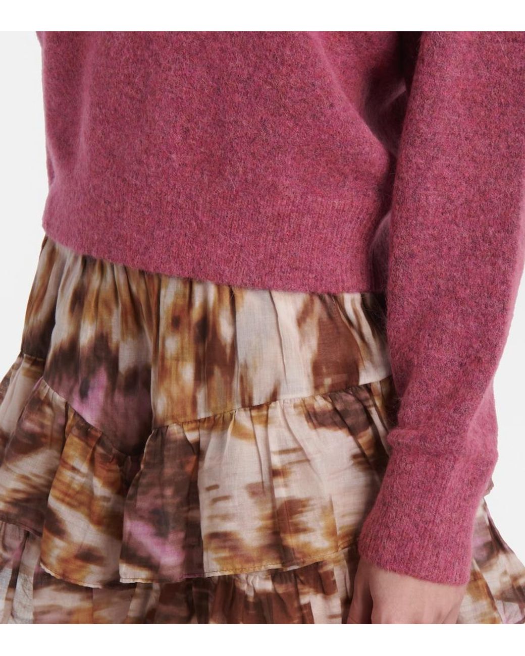 Isabel Marant Pink Alpaca-Blend Sweater