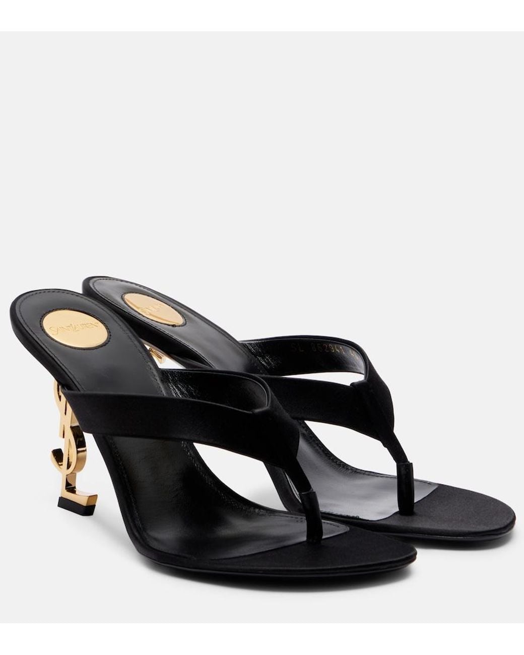 Saint Laurent Black Opyum Mule Sandal