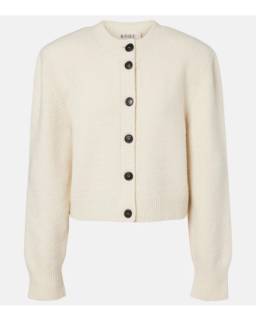 Rohe Natural Wool Cardigan