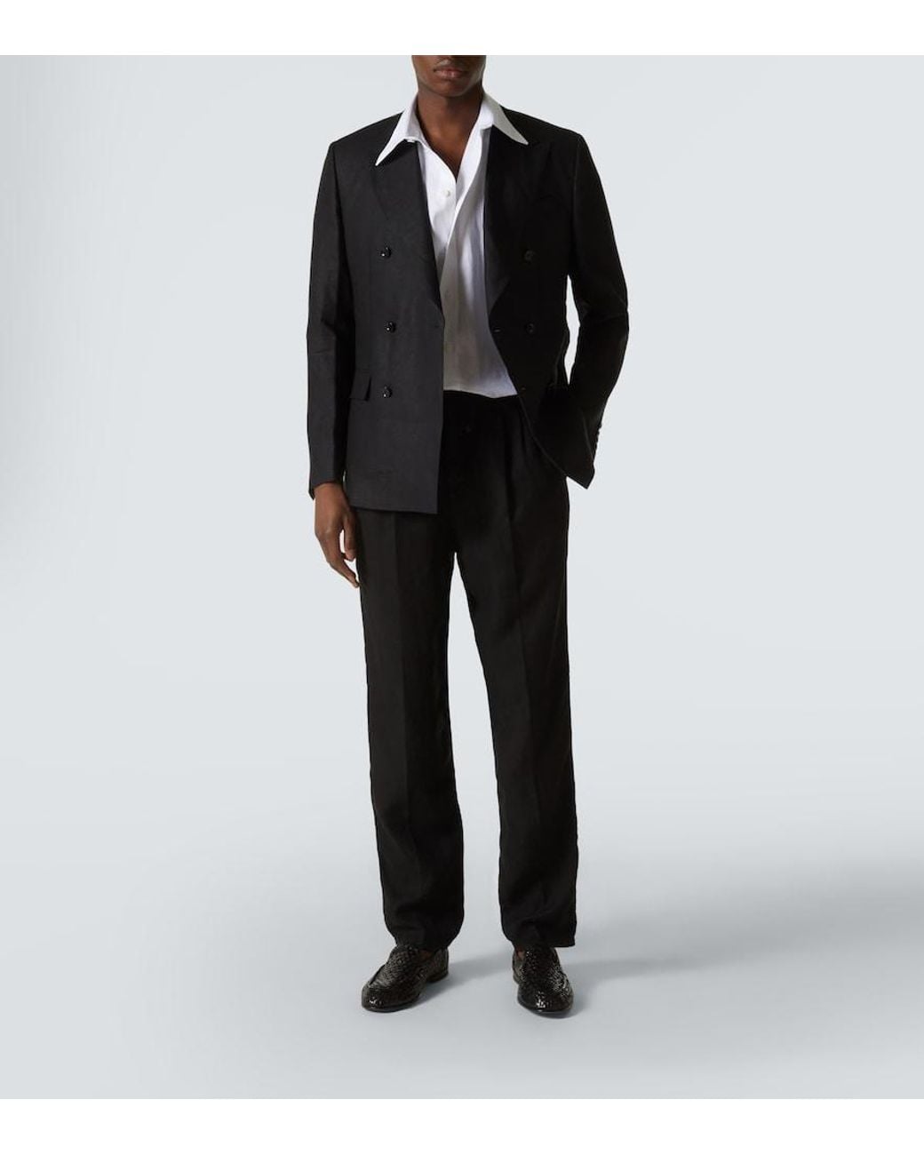 Dolce & Gabbana White Linen Shirt for men