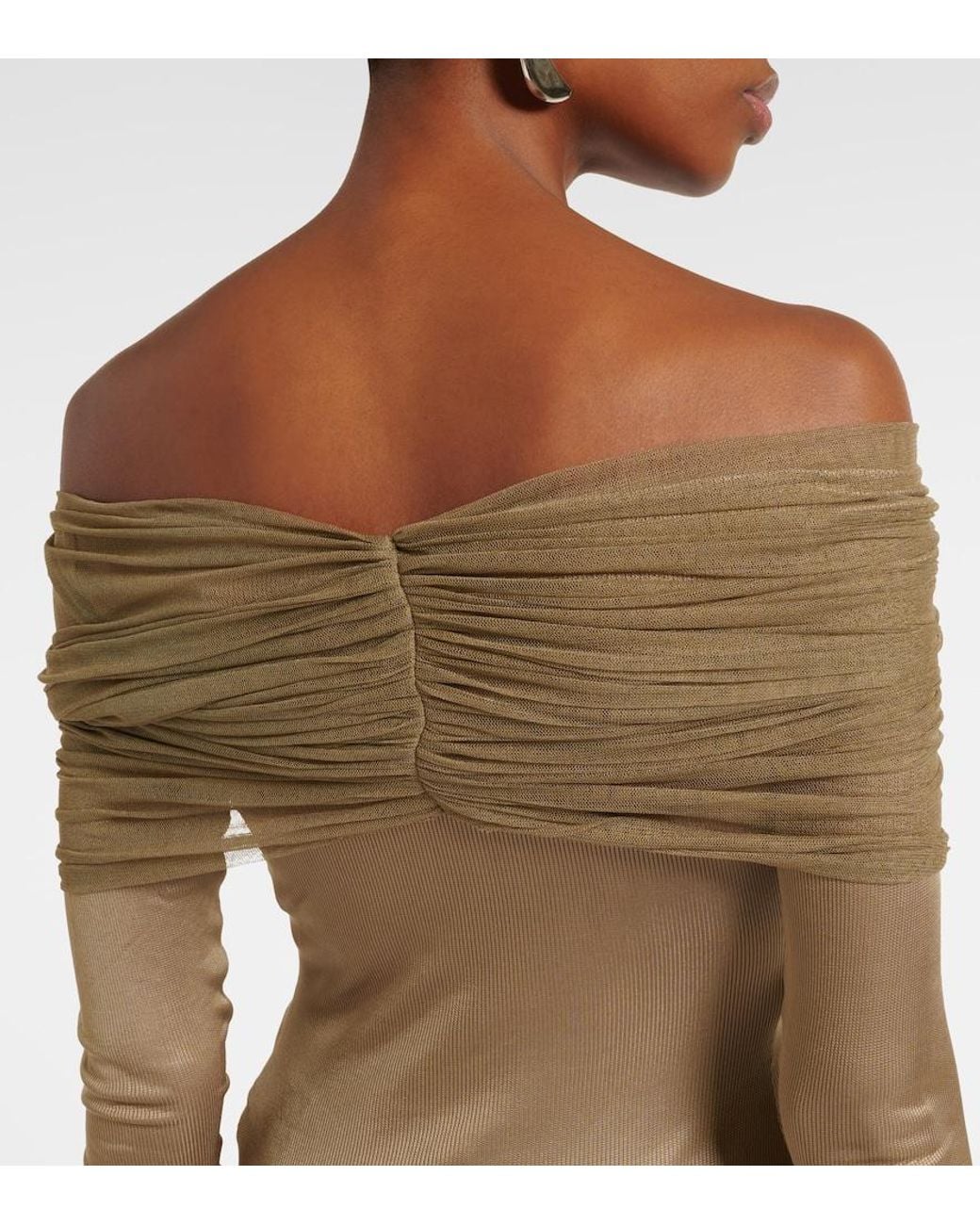 Top Sonora Veiled Christopher Esber en coloris Natural