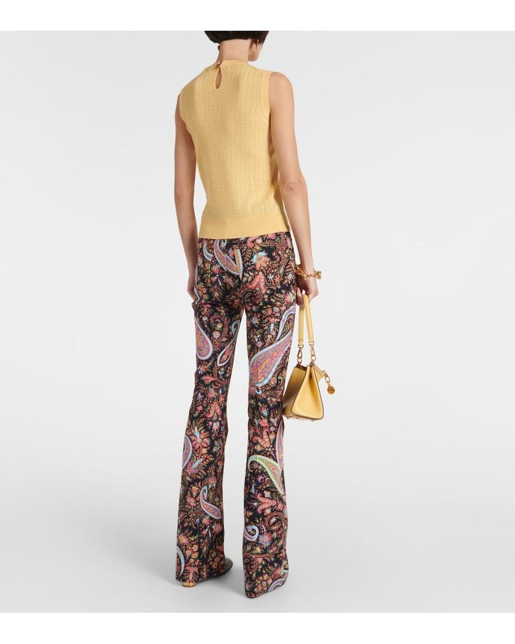 Top De Lana Etro de color Yellow