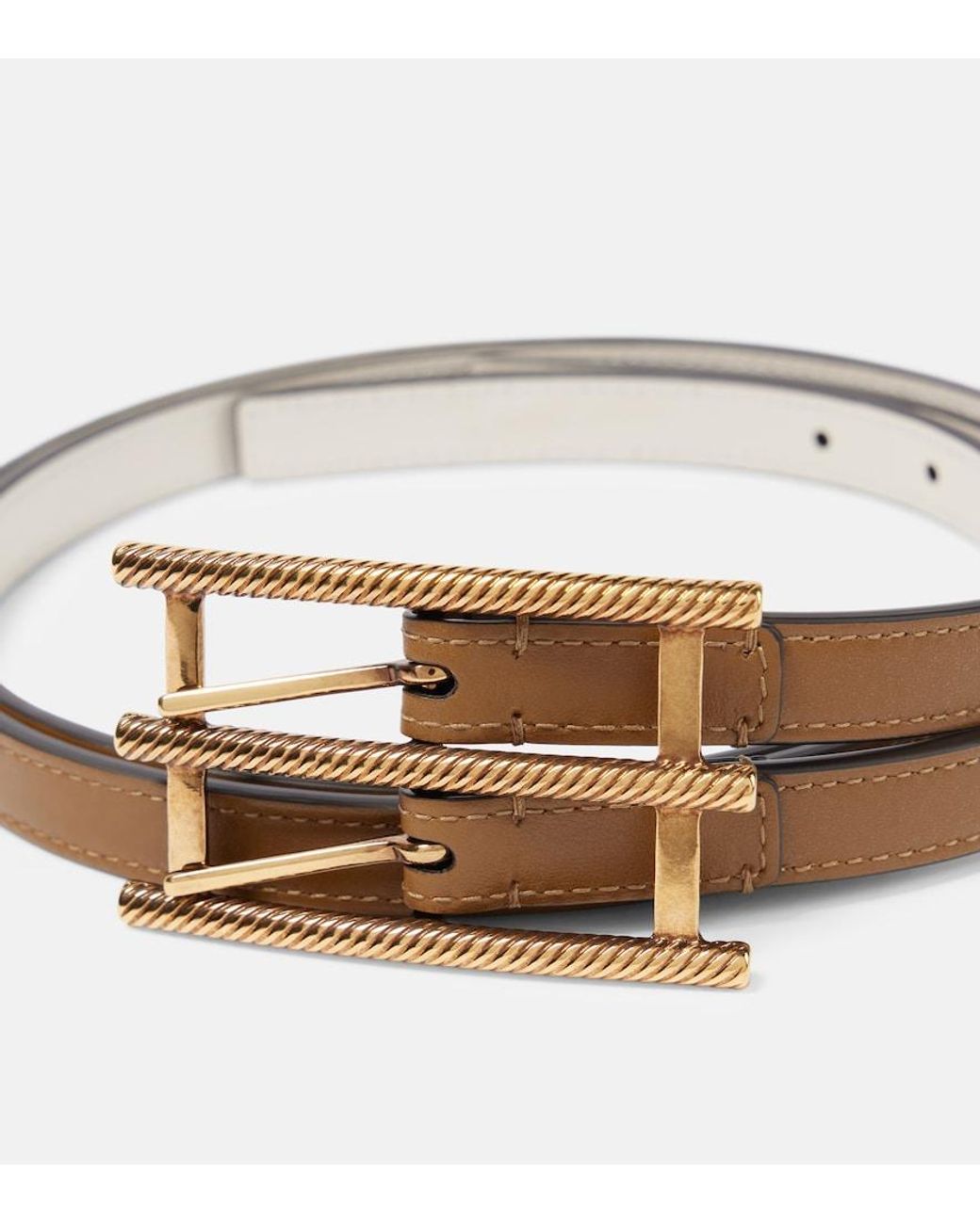 Etro Brown Reversible Leather Belt