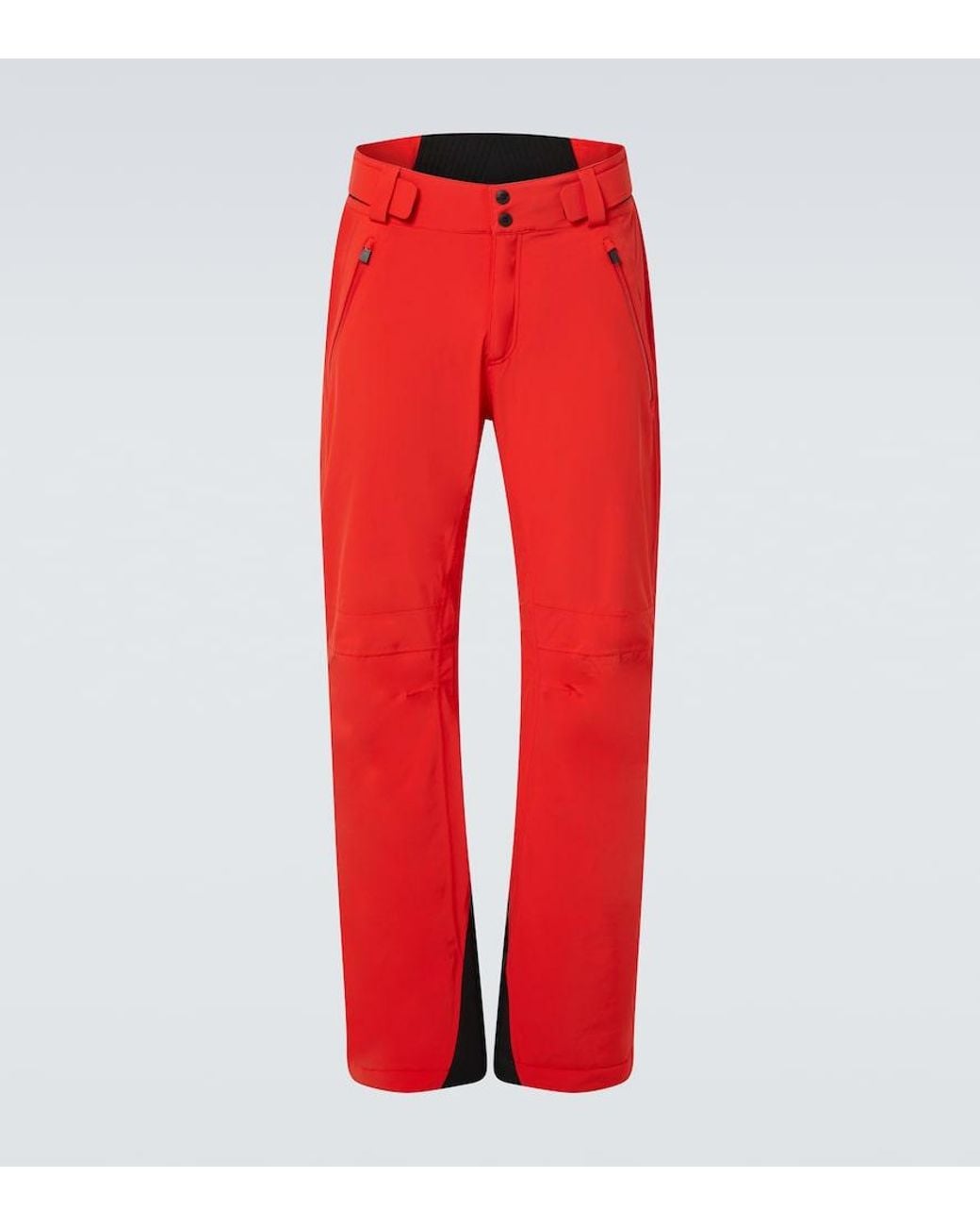 Pantaloni Da Sci Team Aztech di Aztech Mountain in Red da Uomo