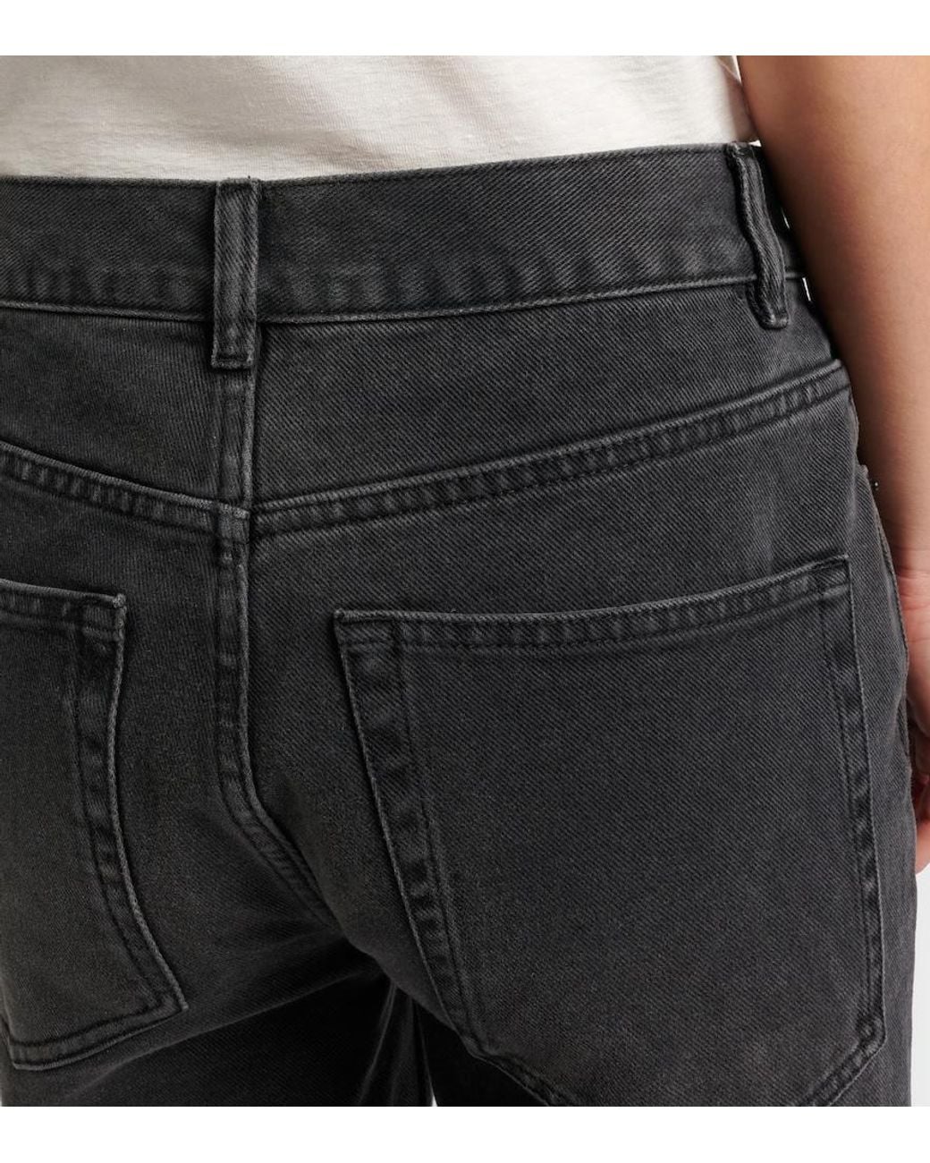 The Row Blue Fargo Straight Jeans