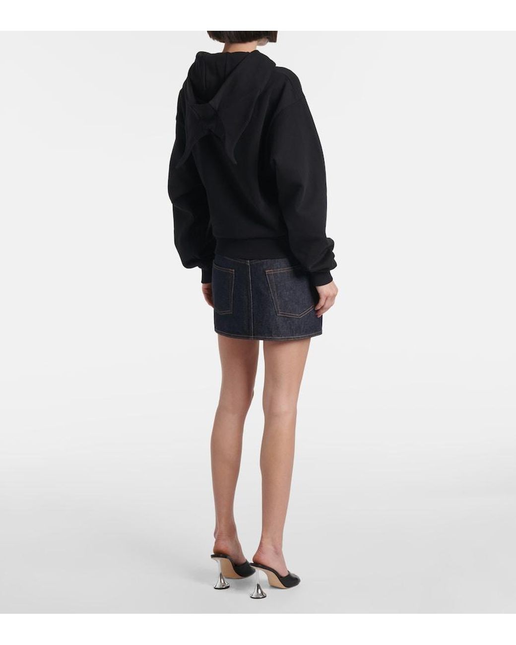 X Disney Sudadera Con Capucha Maleficent Coperni de color Black