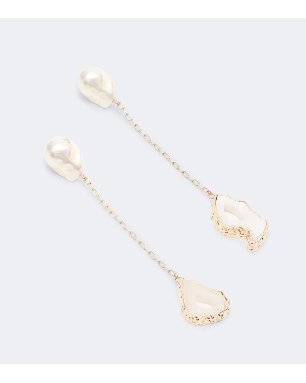 Orecchini Pendenti di Erdem in White