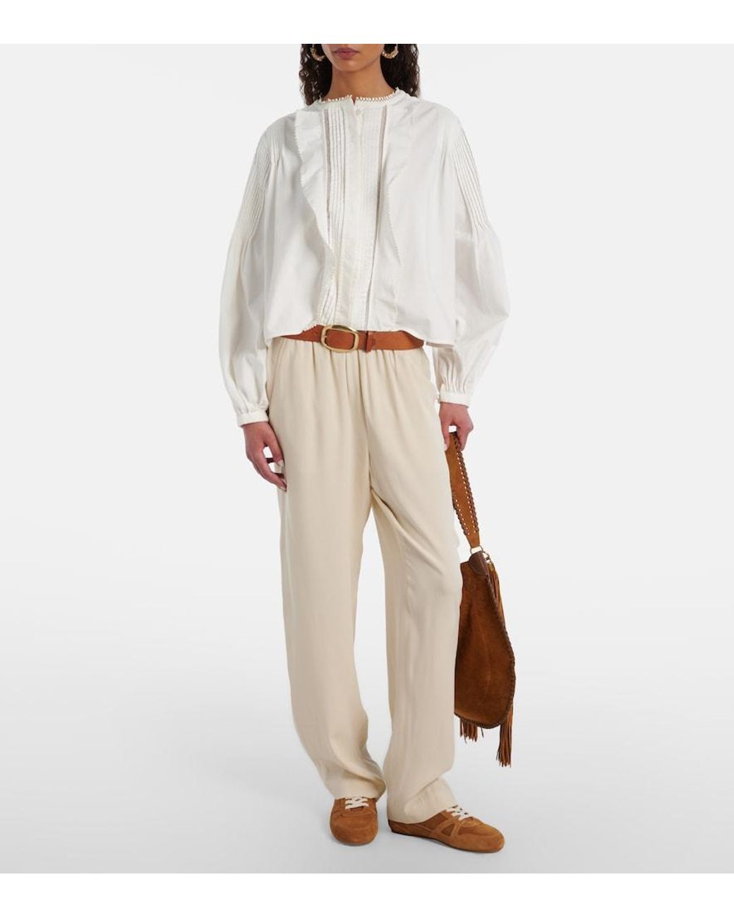 Isabel Marant Brown Senny Low Sneaker