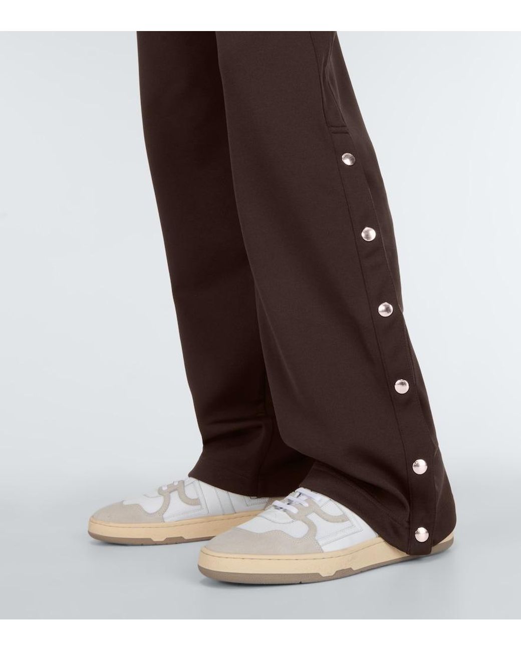 Lanvin Brown Technical Track Pants for men