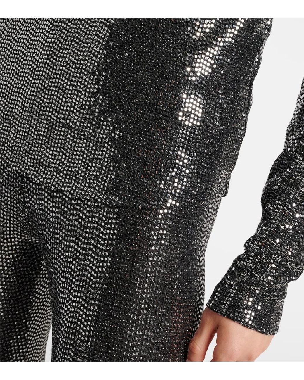 Isabel Marant Gray Joyela Sequined Top