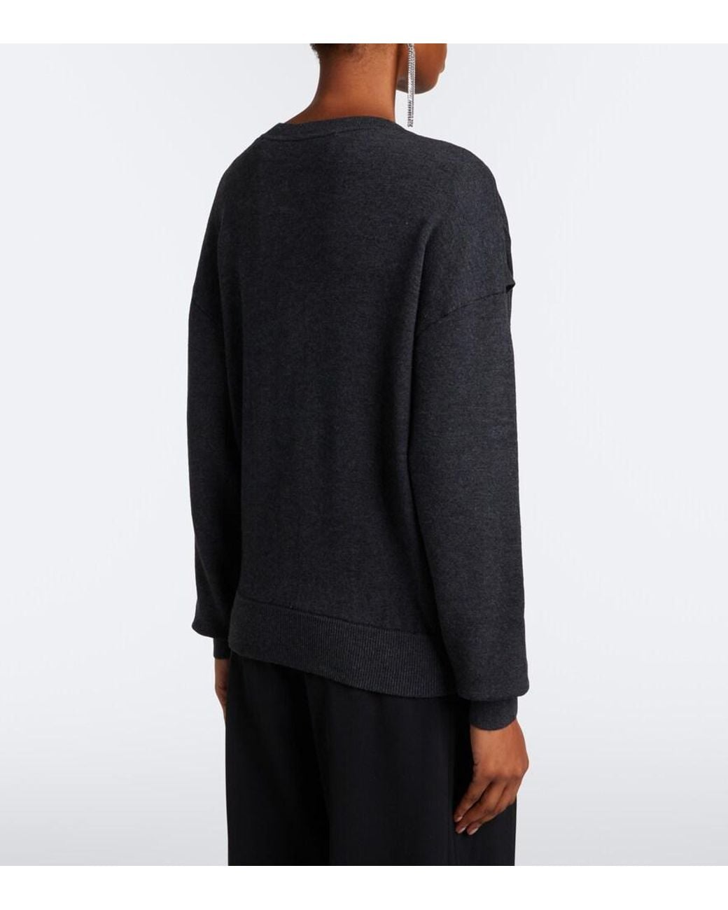 Isabel Marant Black Florda Embellished Sweater