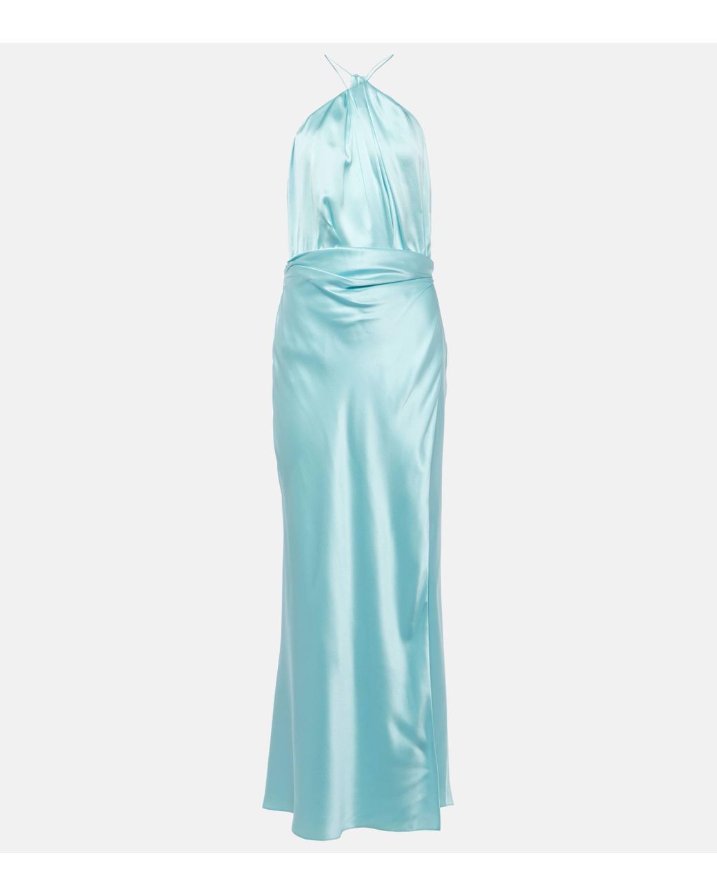 The Sei Silk Gown in Blue