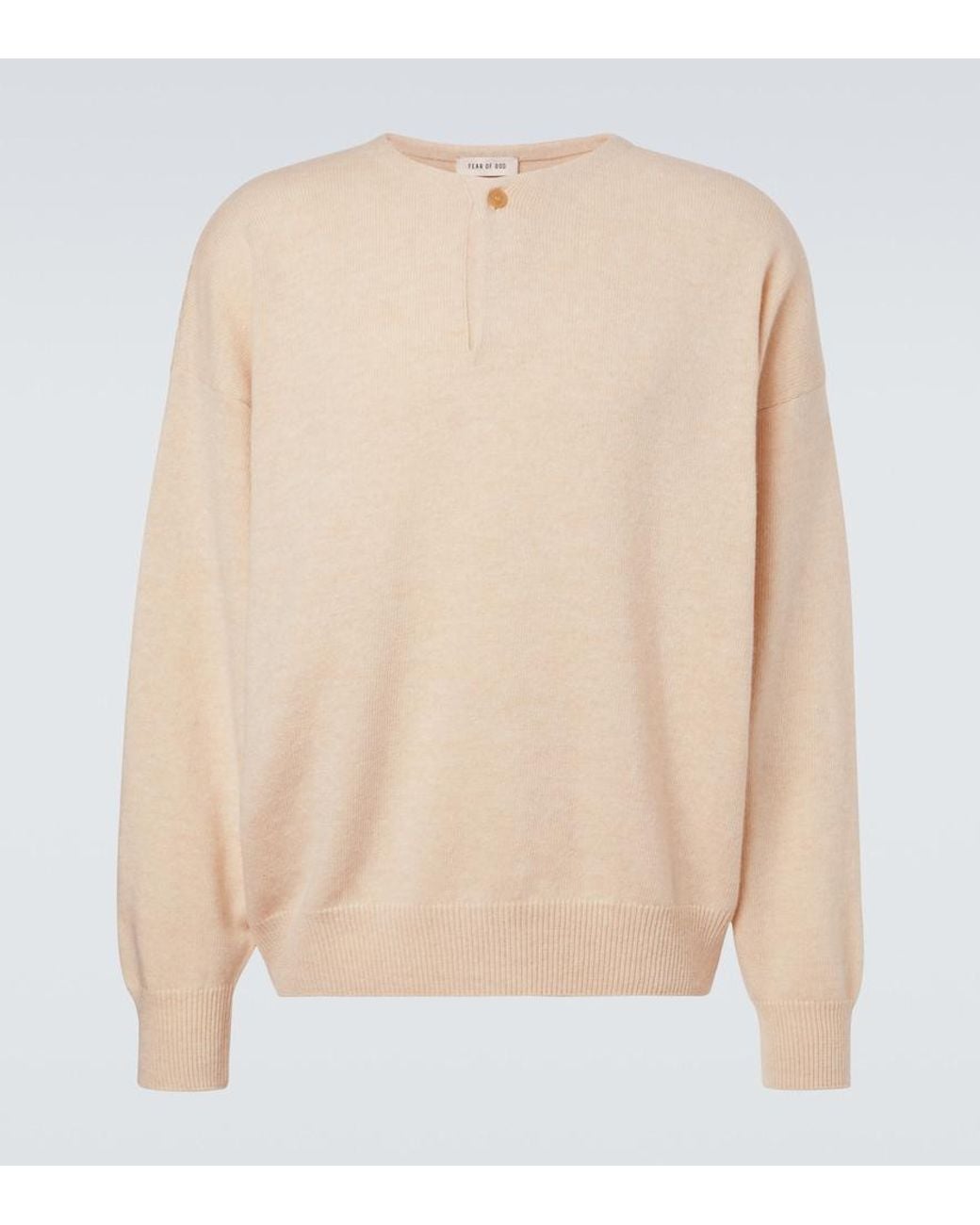 Fear Of God Natural Virgin Wool Sweater for men