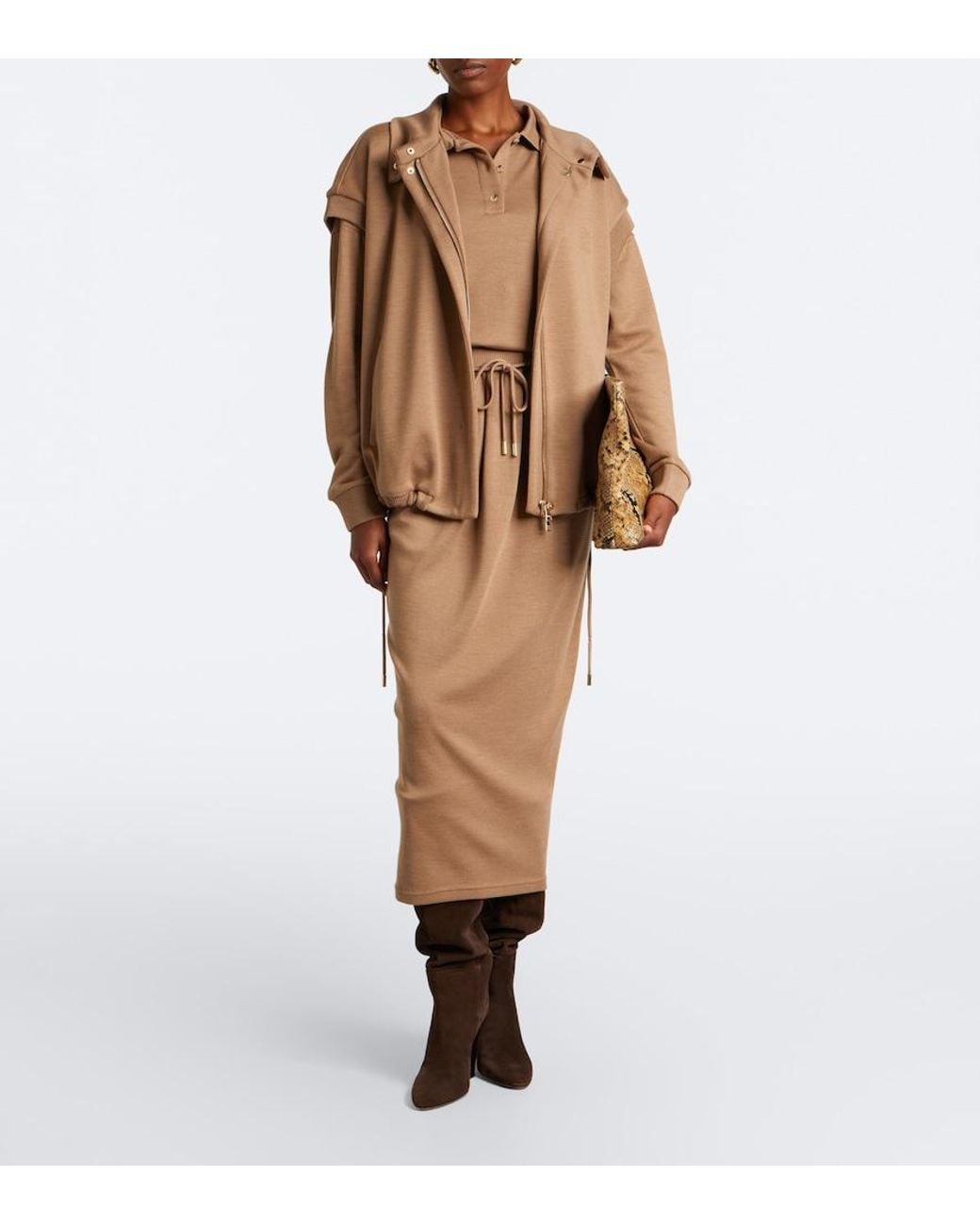 Max Mara Natural Virgin Wool Vest