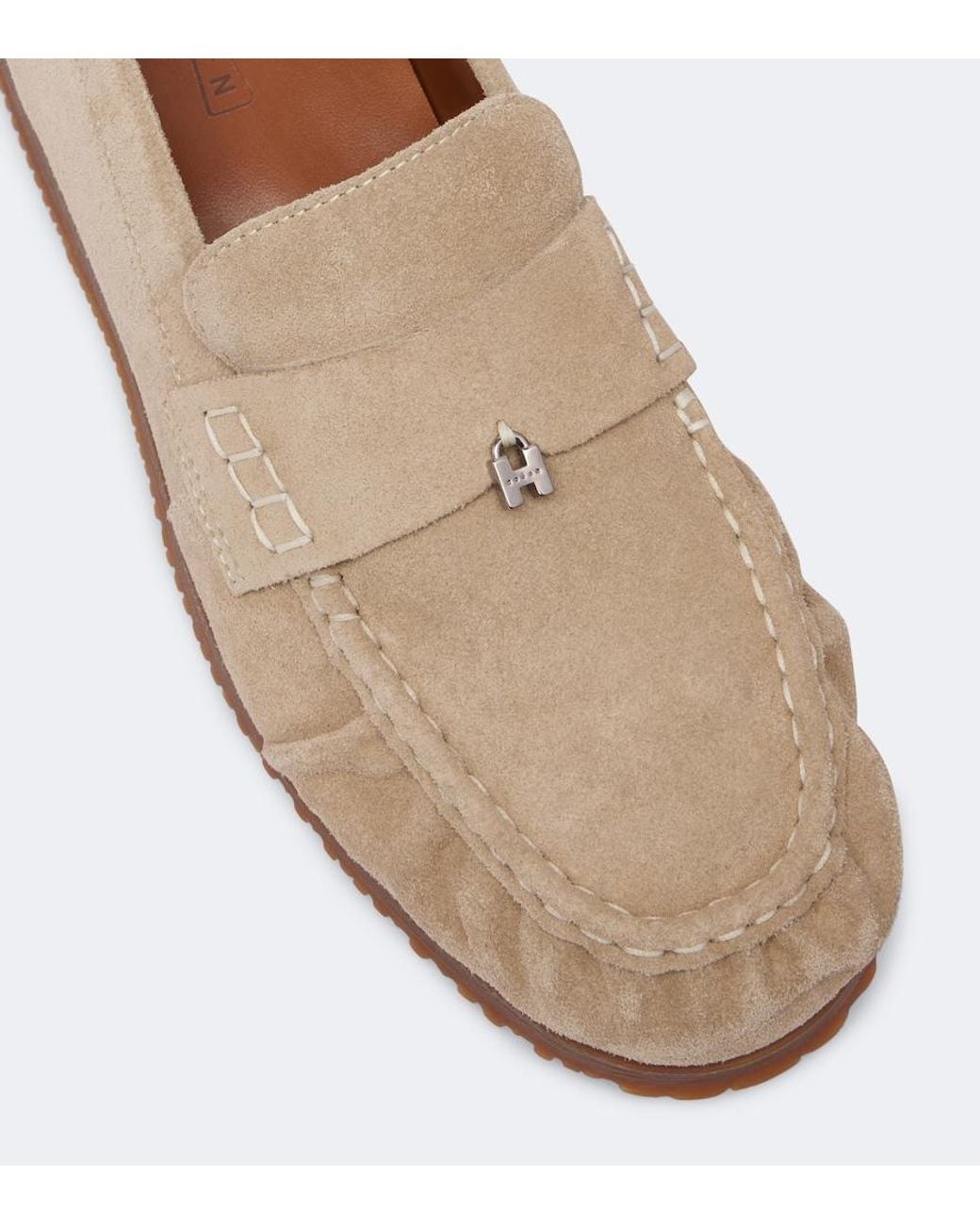 Hogan Natural H720 Suede Loafers