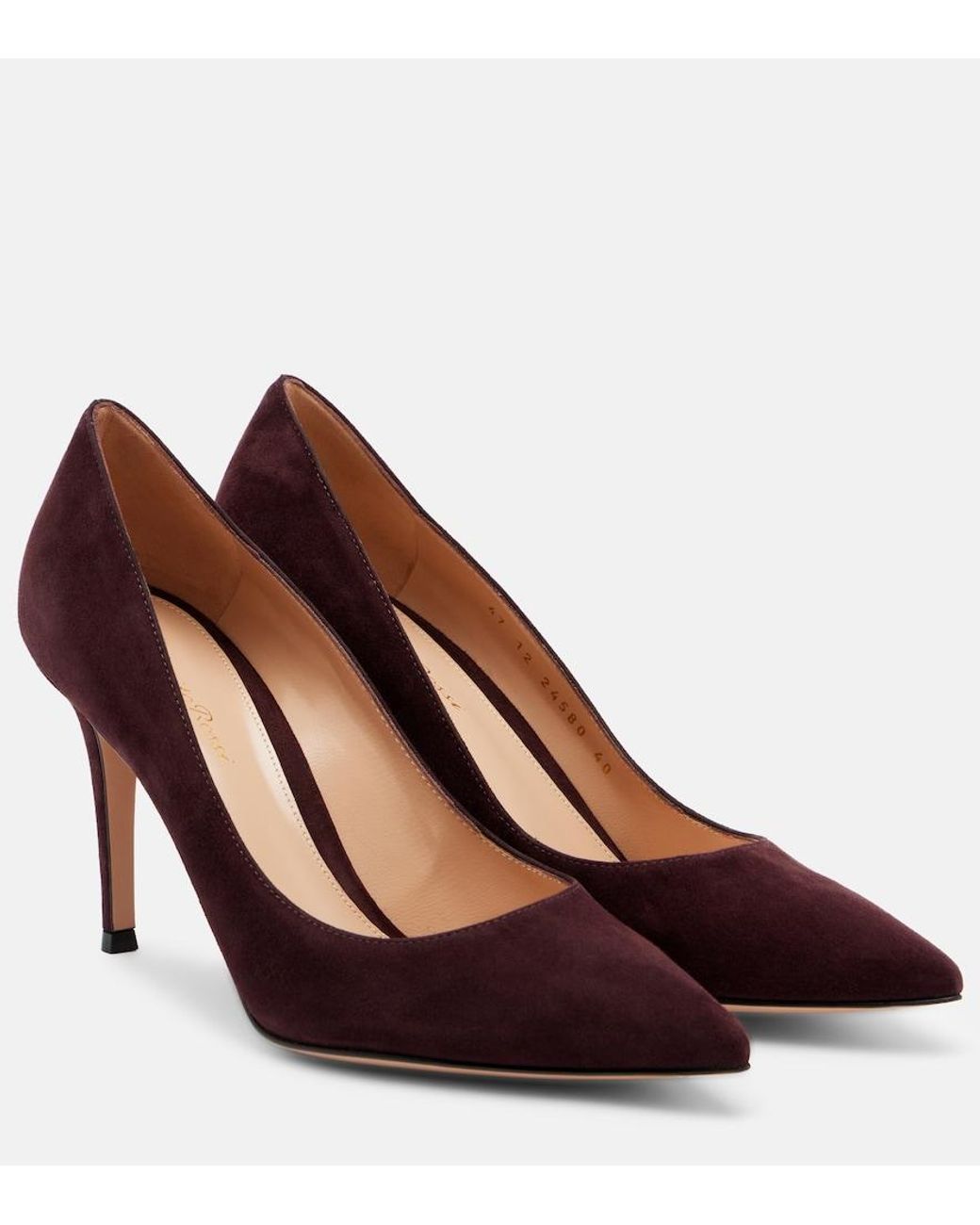 Gianvito Rossi Brown Gianvito Suede Pumps