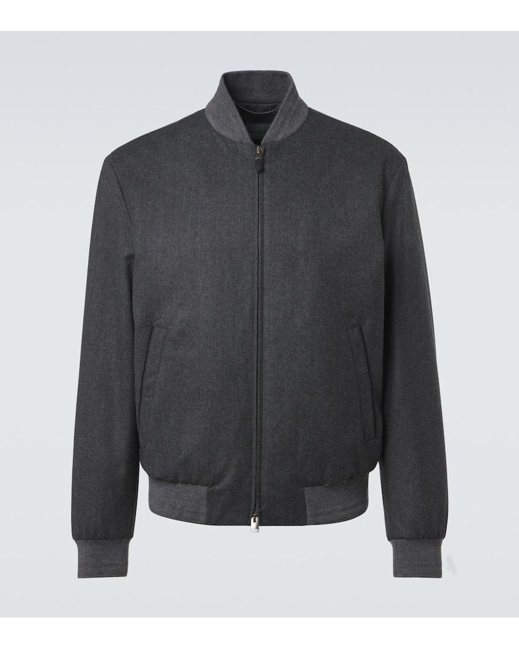 Giacca Bomber di Canali in Gray da Uomo
