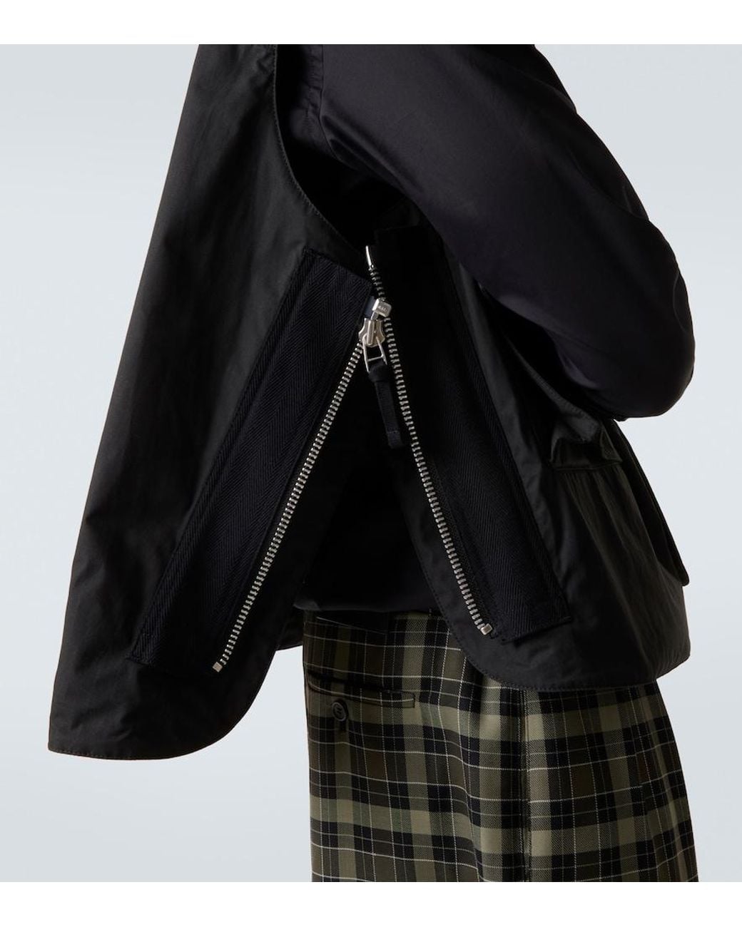 Comme des Garçons Black Cotton Gilet for men