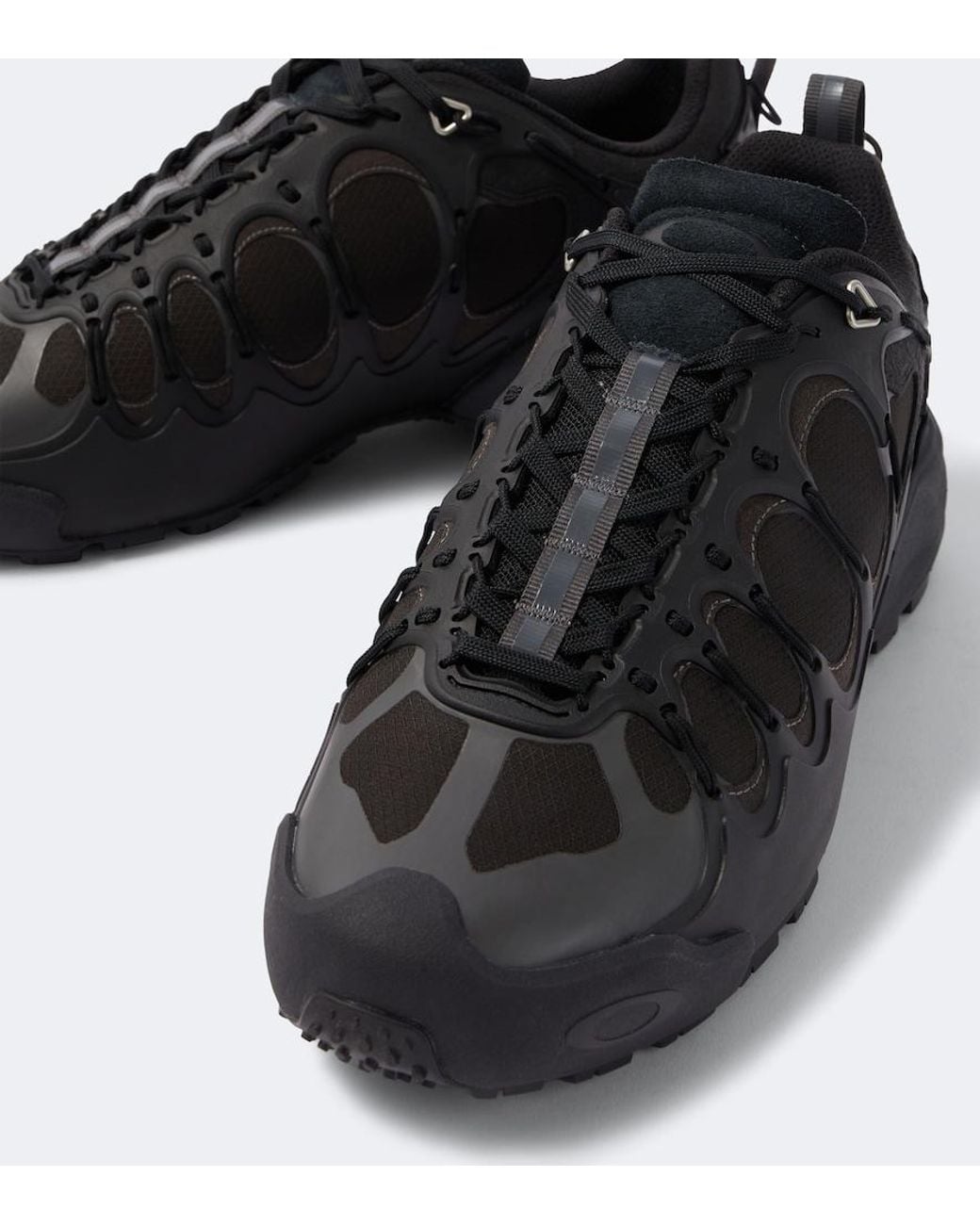 Junya Watanabe Black Oakley Mesh Sneakers for men