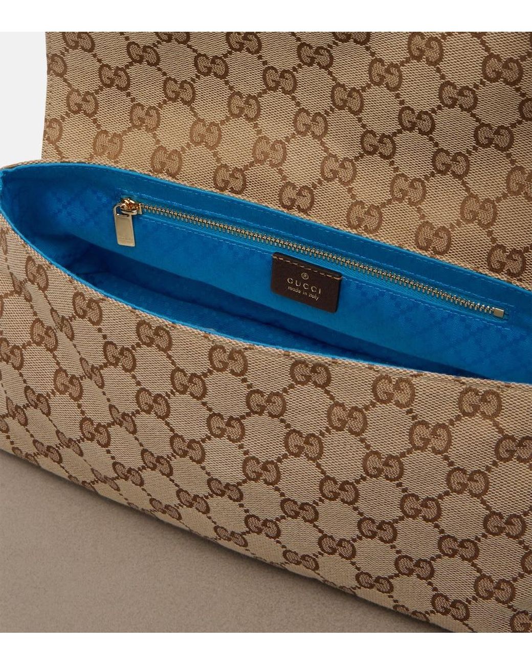 Gucci Metallic Madison Medium Gg Canvas Shoulder Bag