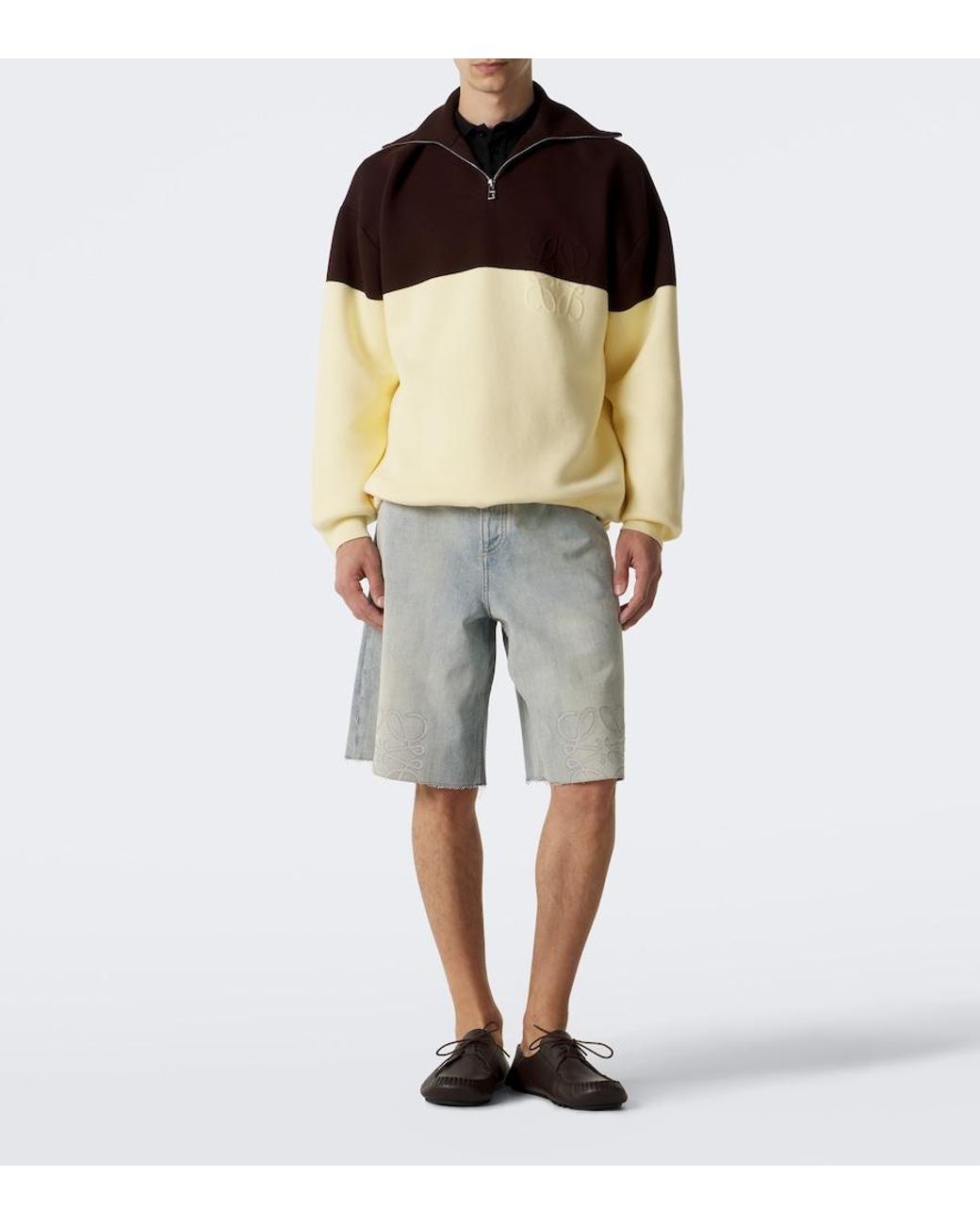 Pullover Anagram di Loewe in Yellow da Uomo