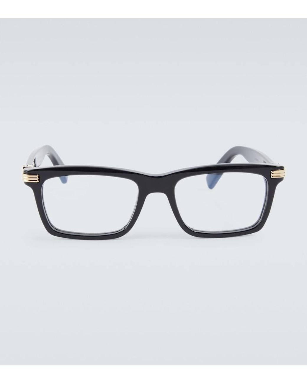 Cartier Brown Square Glasses for men