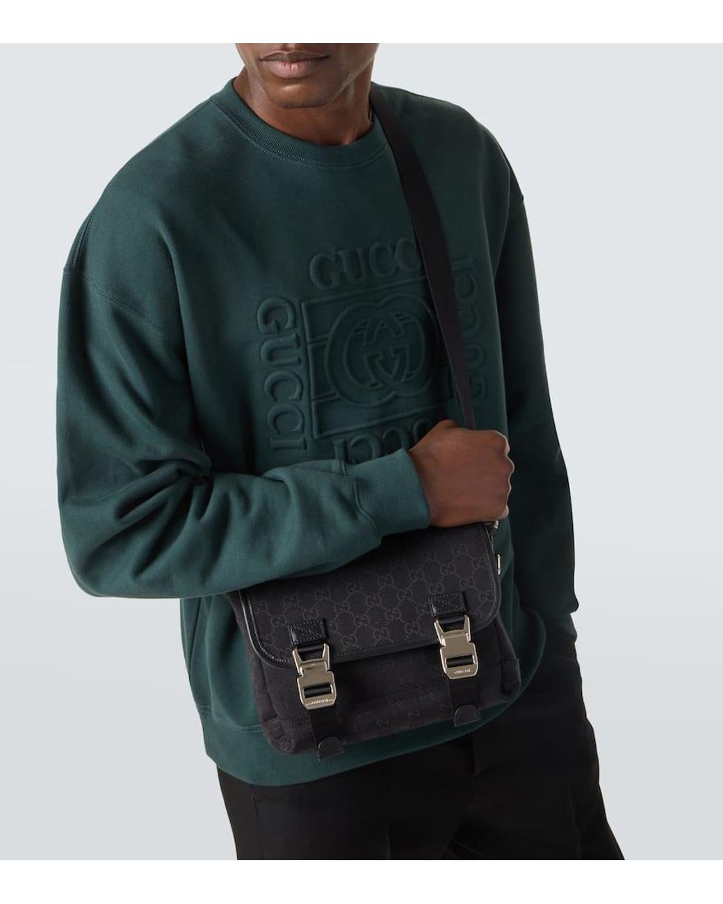 Gucci Messenger Bag Gg in Black für Herren