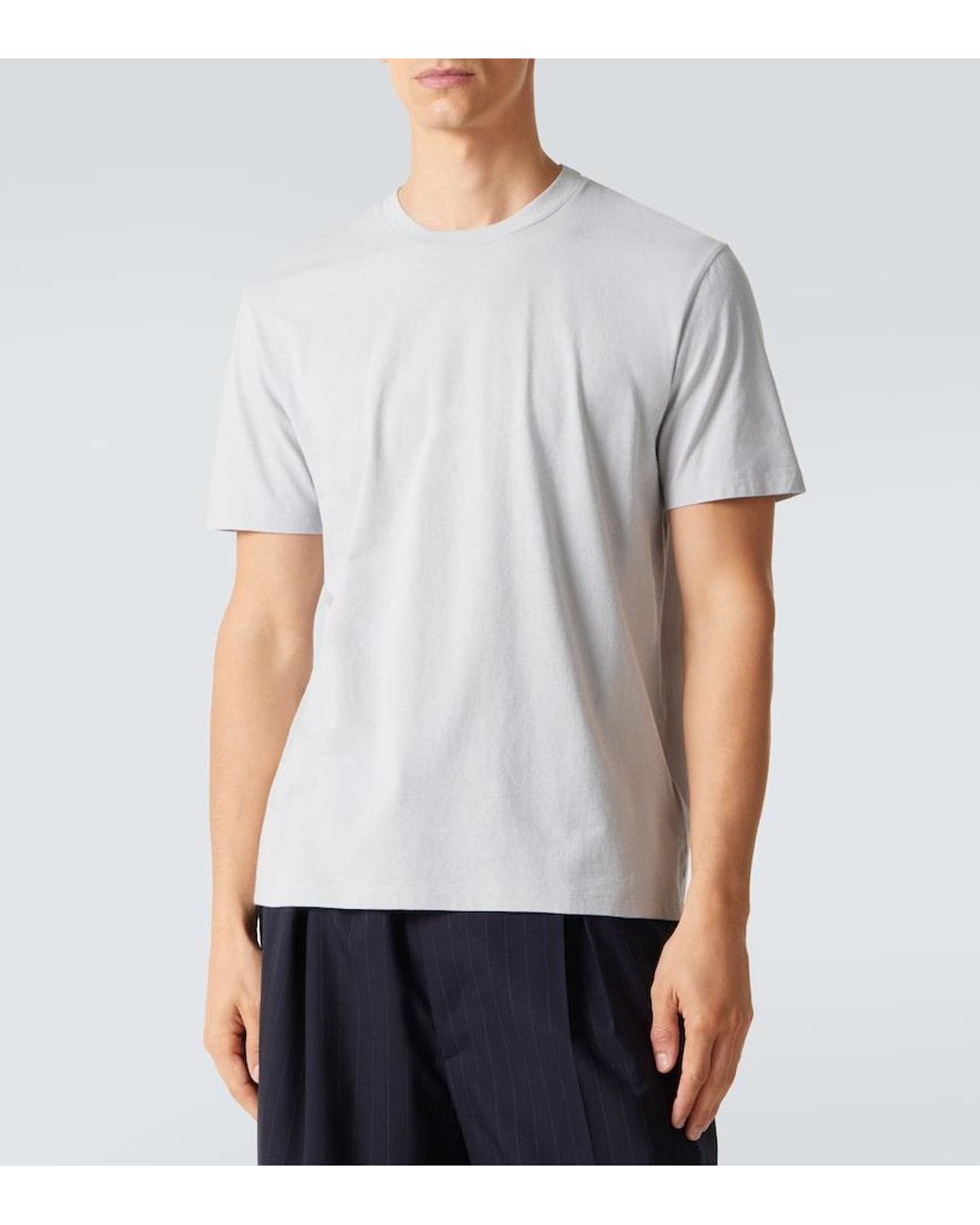 Maison Margiela Blue Set Of 3 Cotton Jersey T-Shirts for men