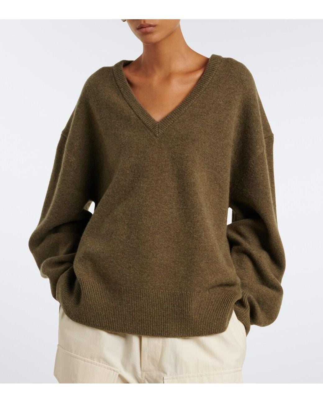 Extreme Cashmere Brown N°457 Jack Cashmere-Blend Sweater