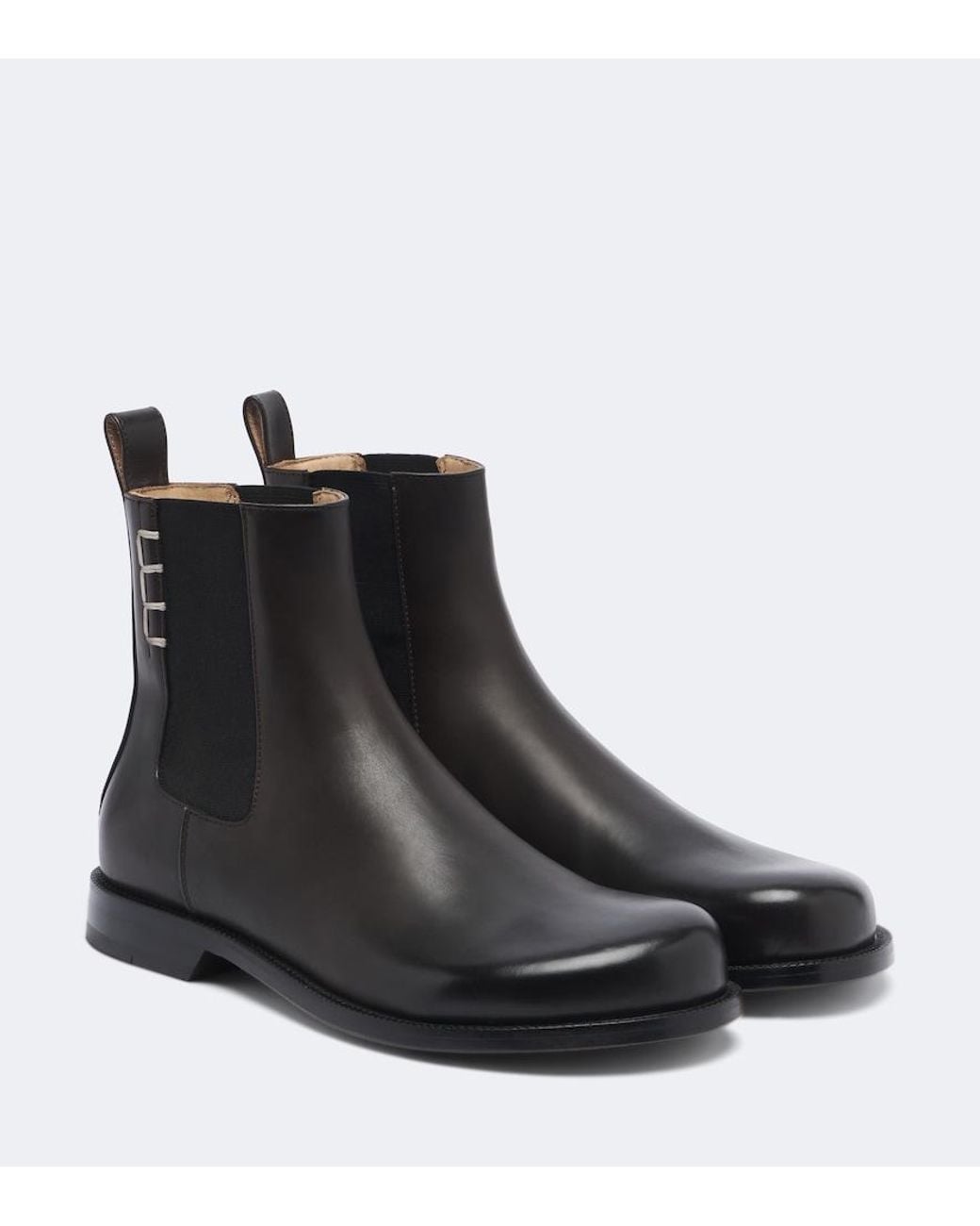 J.W. Anderson Black Leather Chelsea Boots