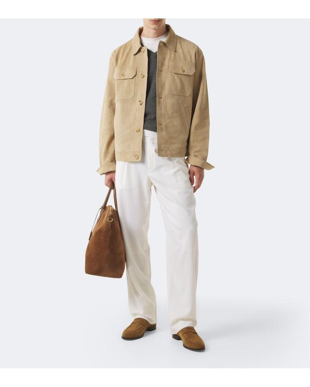 Polo Ralph Lauren Natural Suede Jacket for men