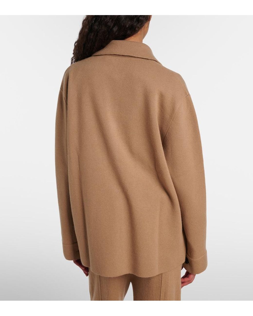 Jardin Des Orangers Brown Wool And Cashmere Cardigan
