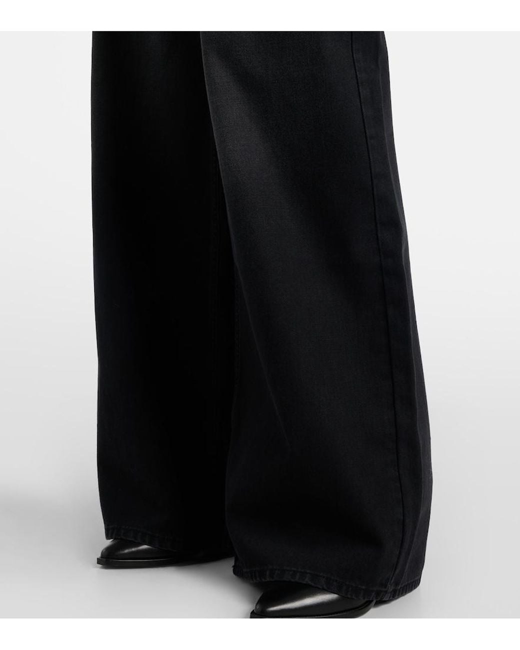 Isabel Marant Blue Lemony Wide-Leg Jeans