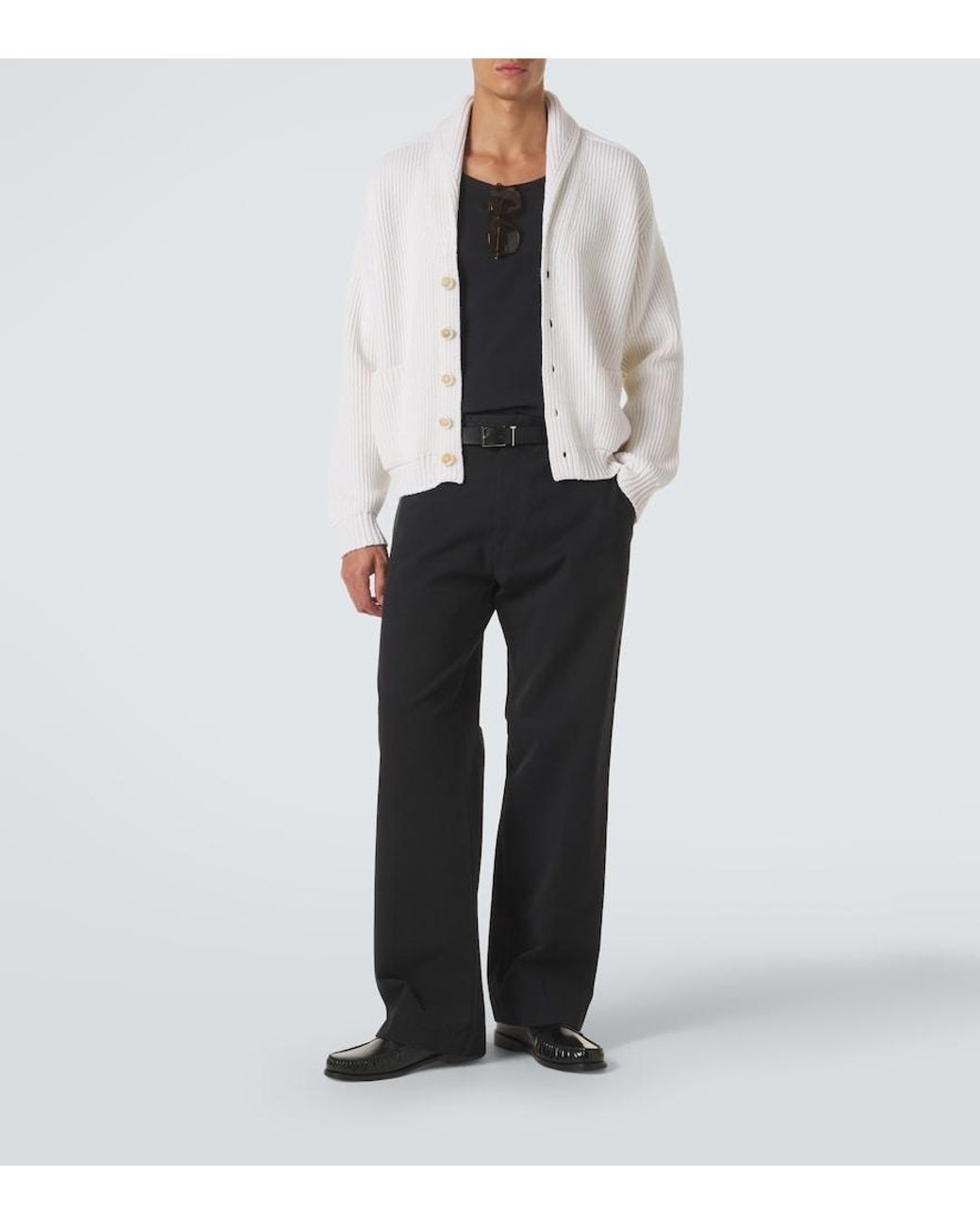 Tom Ford White Cashmere And Cotton Cardigan for men