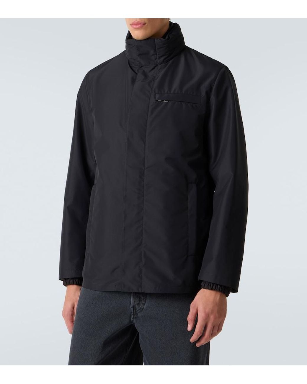 Prada Blue Re-Nylon Jacket for men