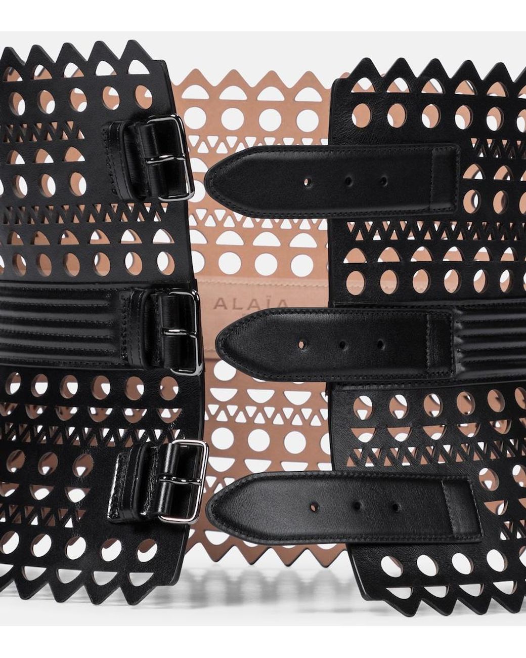 Alaïa Black 1992 'le Corset' Belt