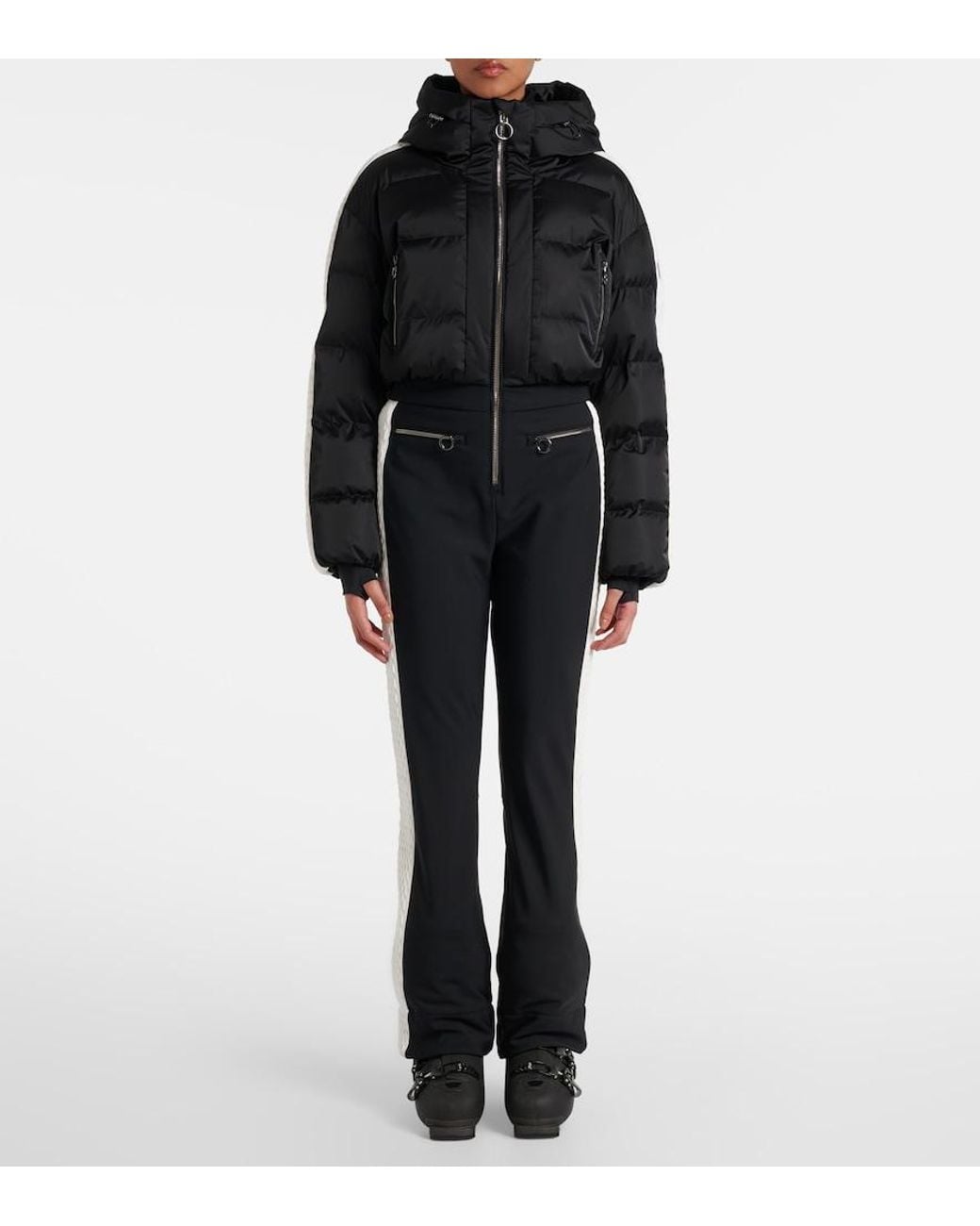 Fusalp Black Jenko Quilted Ski Suit