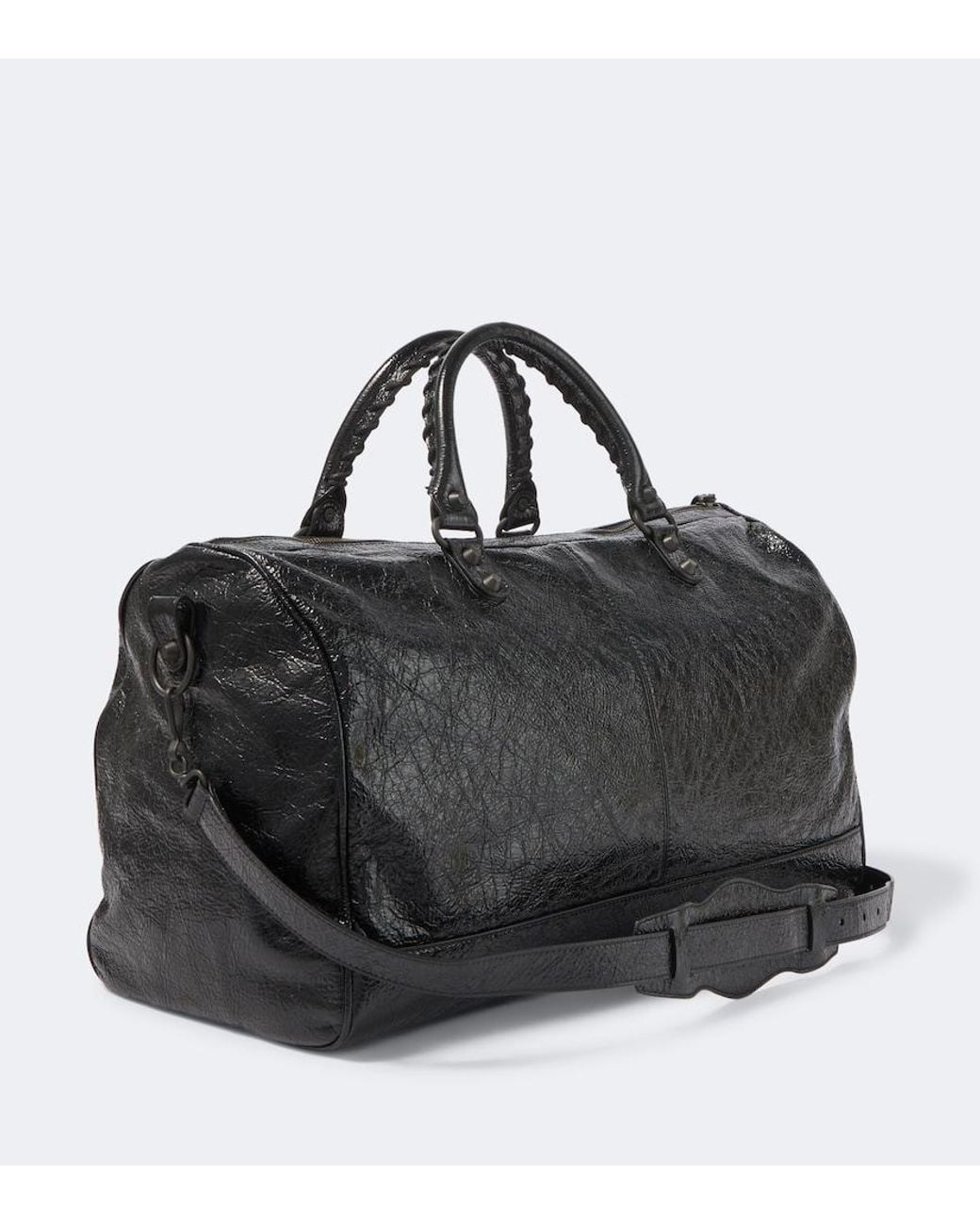 Balenciaga Black Le City Leather Tote Bag for men