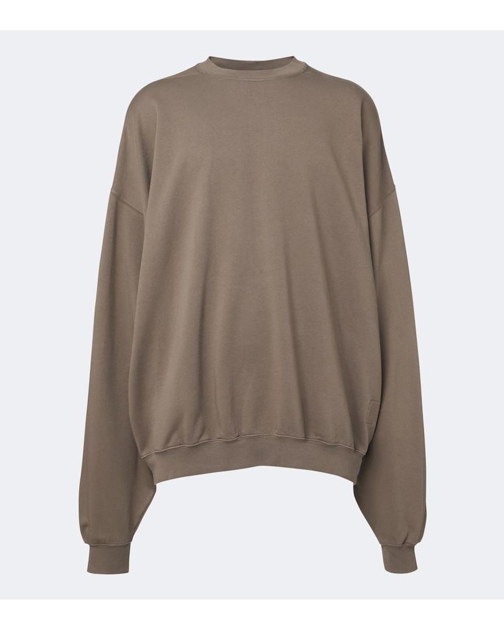 Rick Owens Brown Drkshdw Hun Cotton Sweatshirt for men