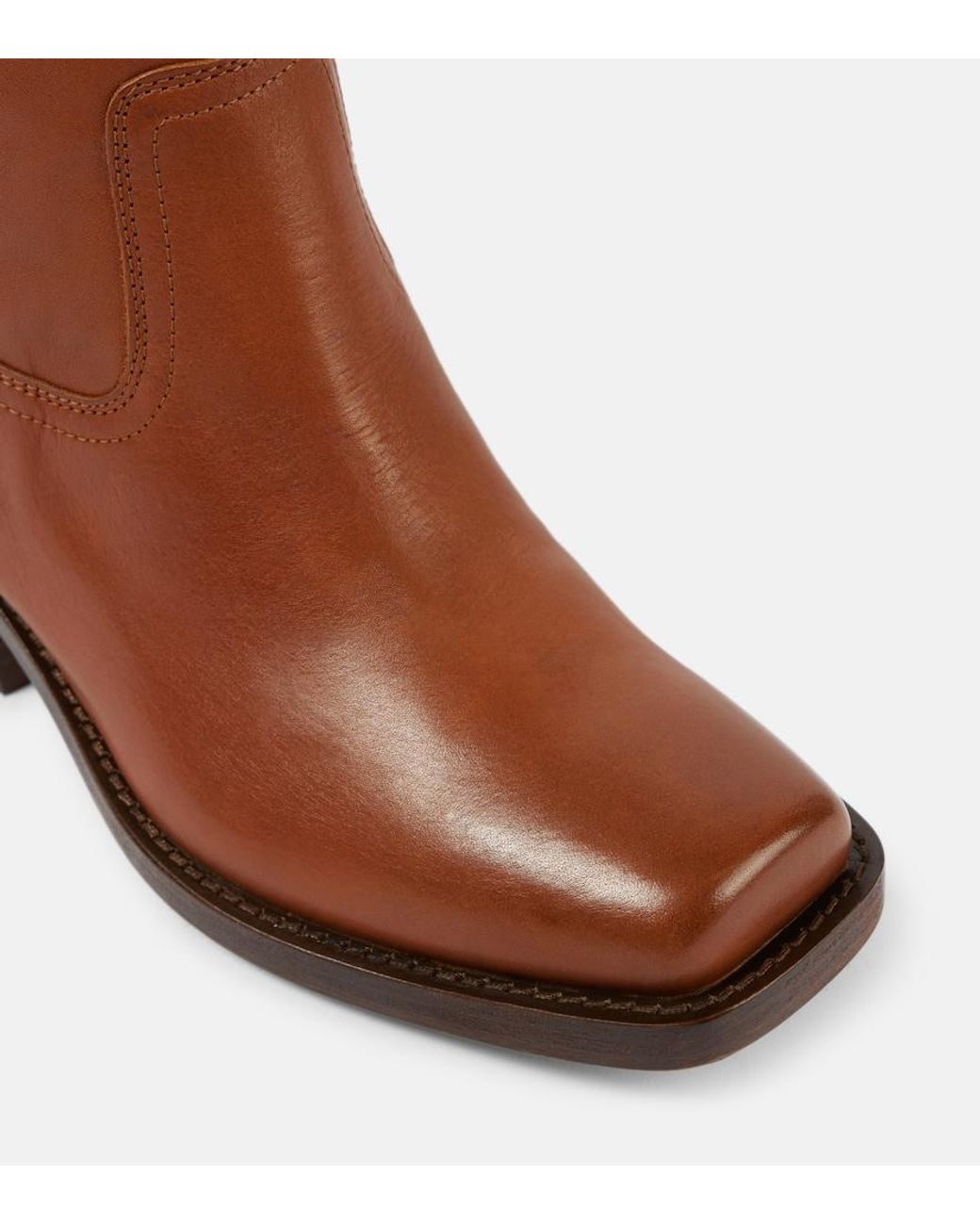 Isabel Marant Brown Amati Leather Over-The-Knee Boots