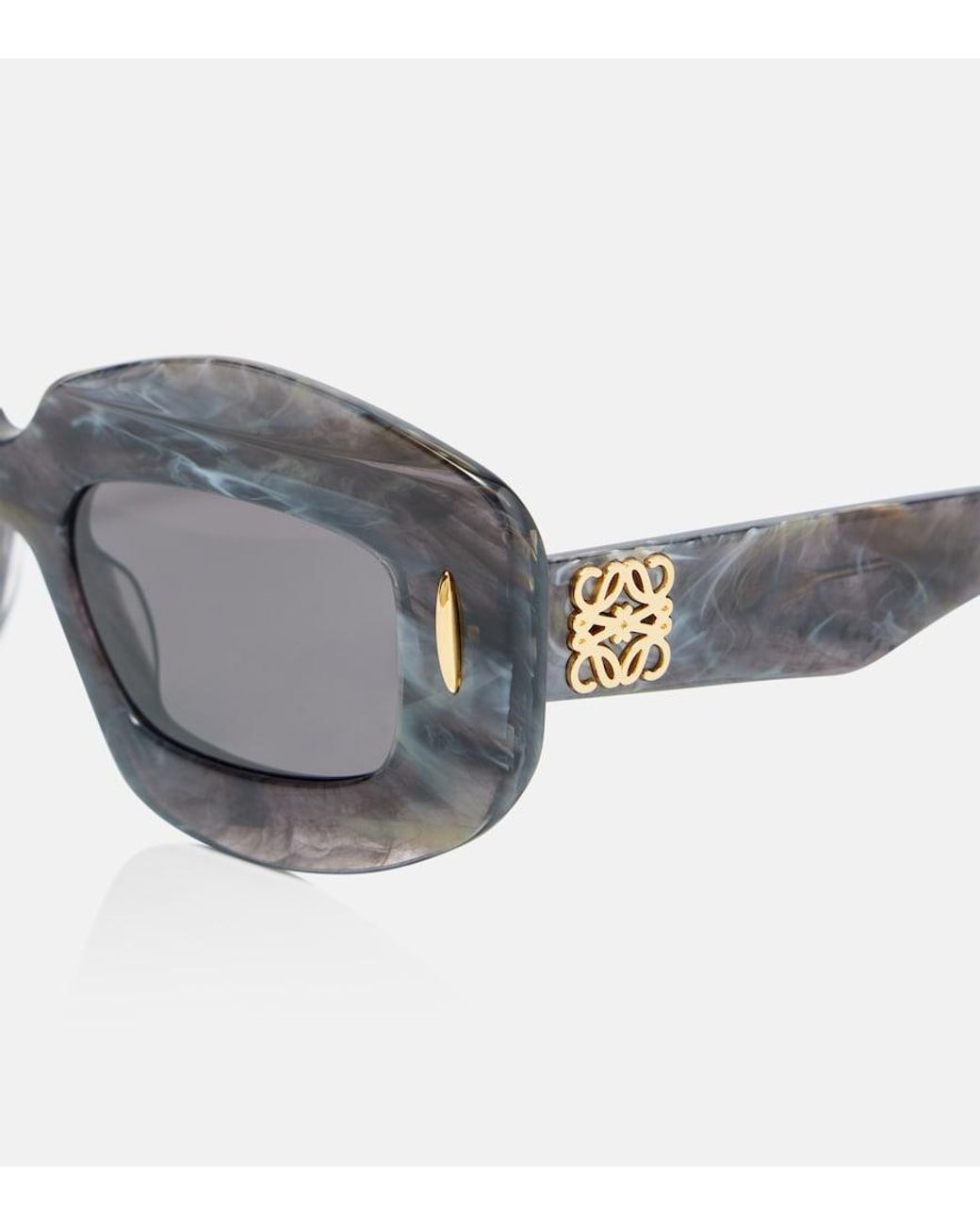 Loewe Gray Screen Rectangular Sunglasses